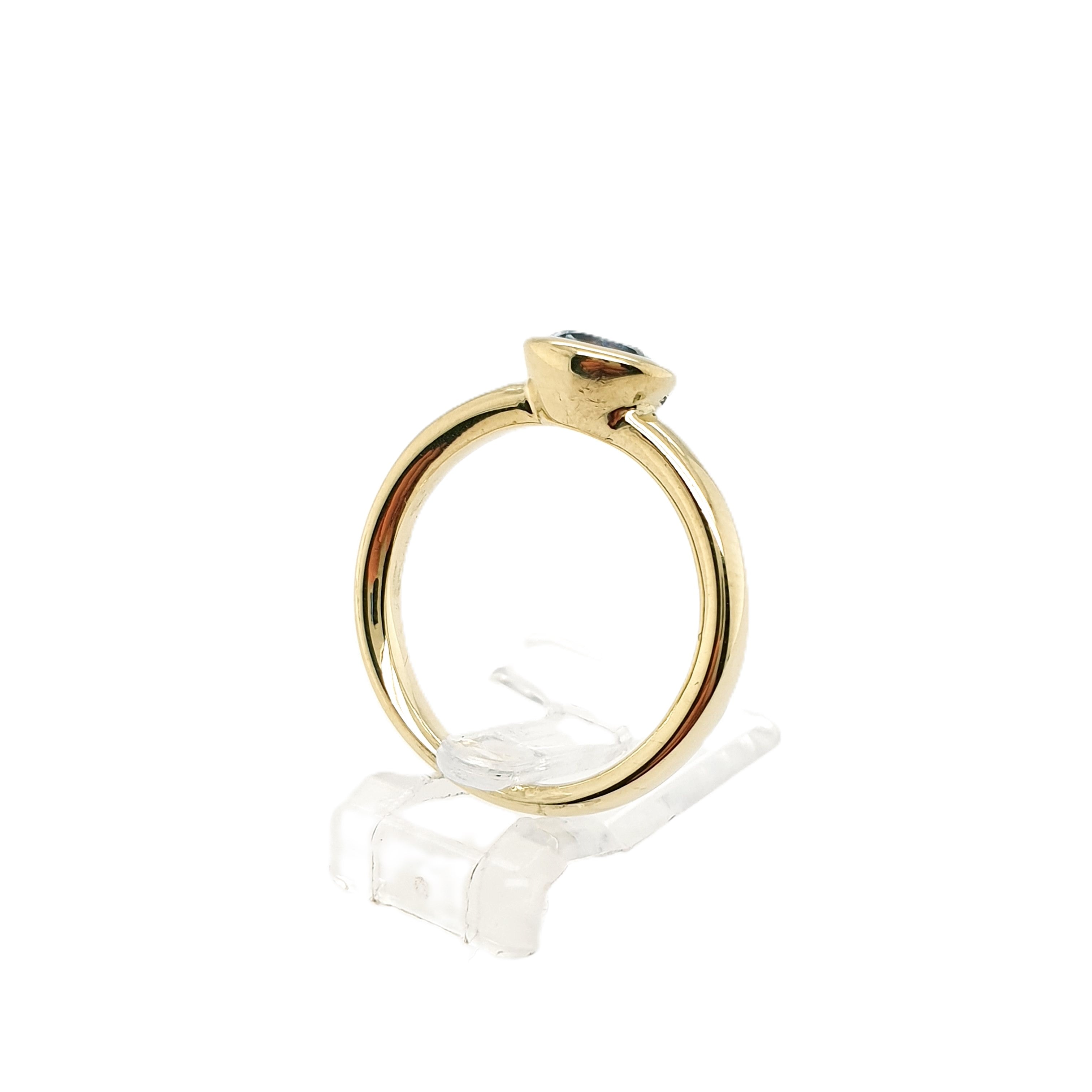 Ring Goldring Zirkonia 585/14 Karat Gelbgold Gr.54