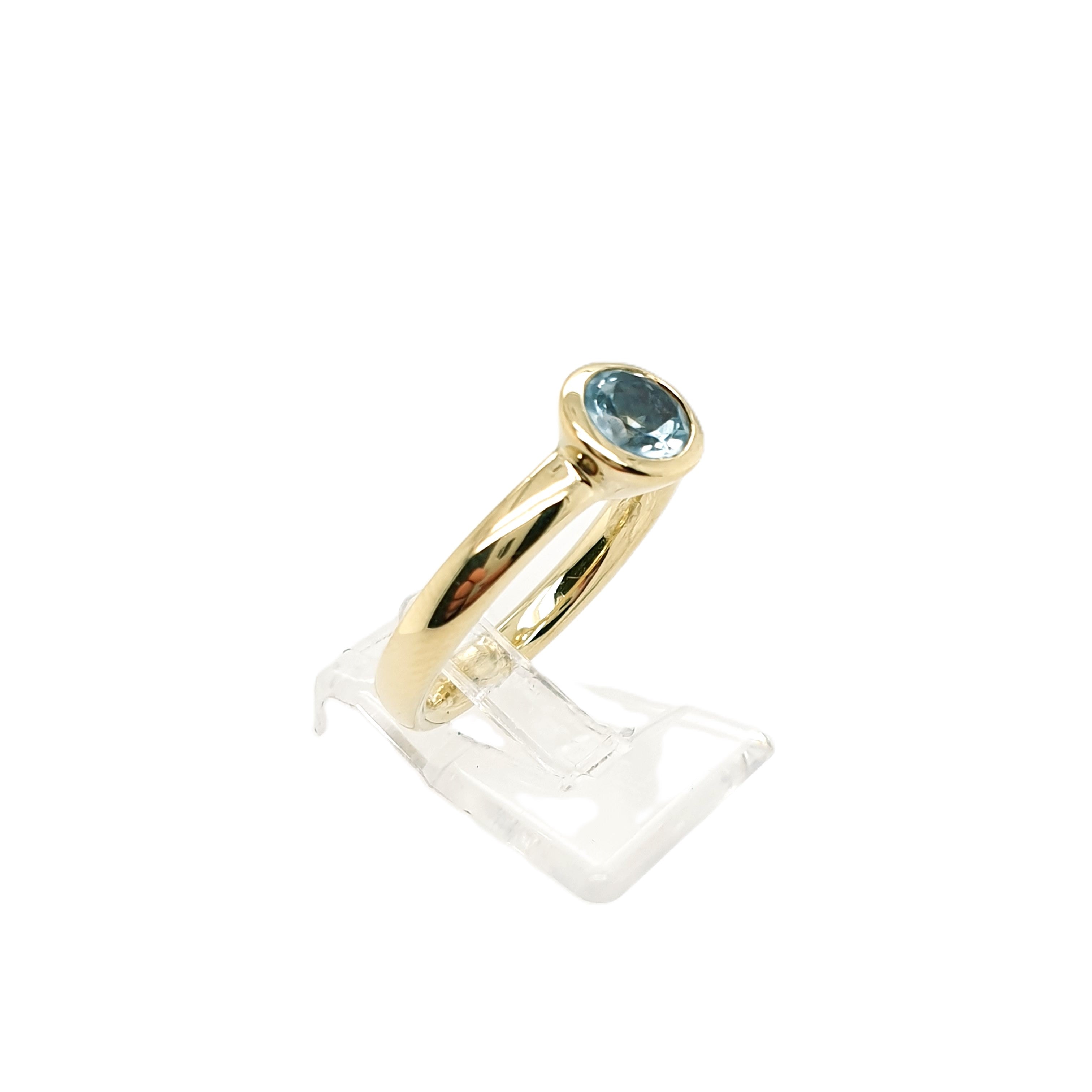 Ring Goldring Zirkonia 585/14 Karat Gelbgold Gr.54