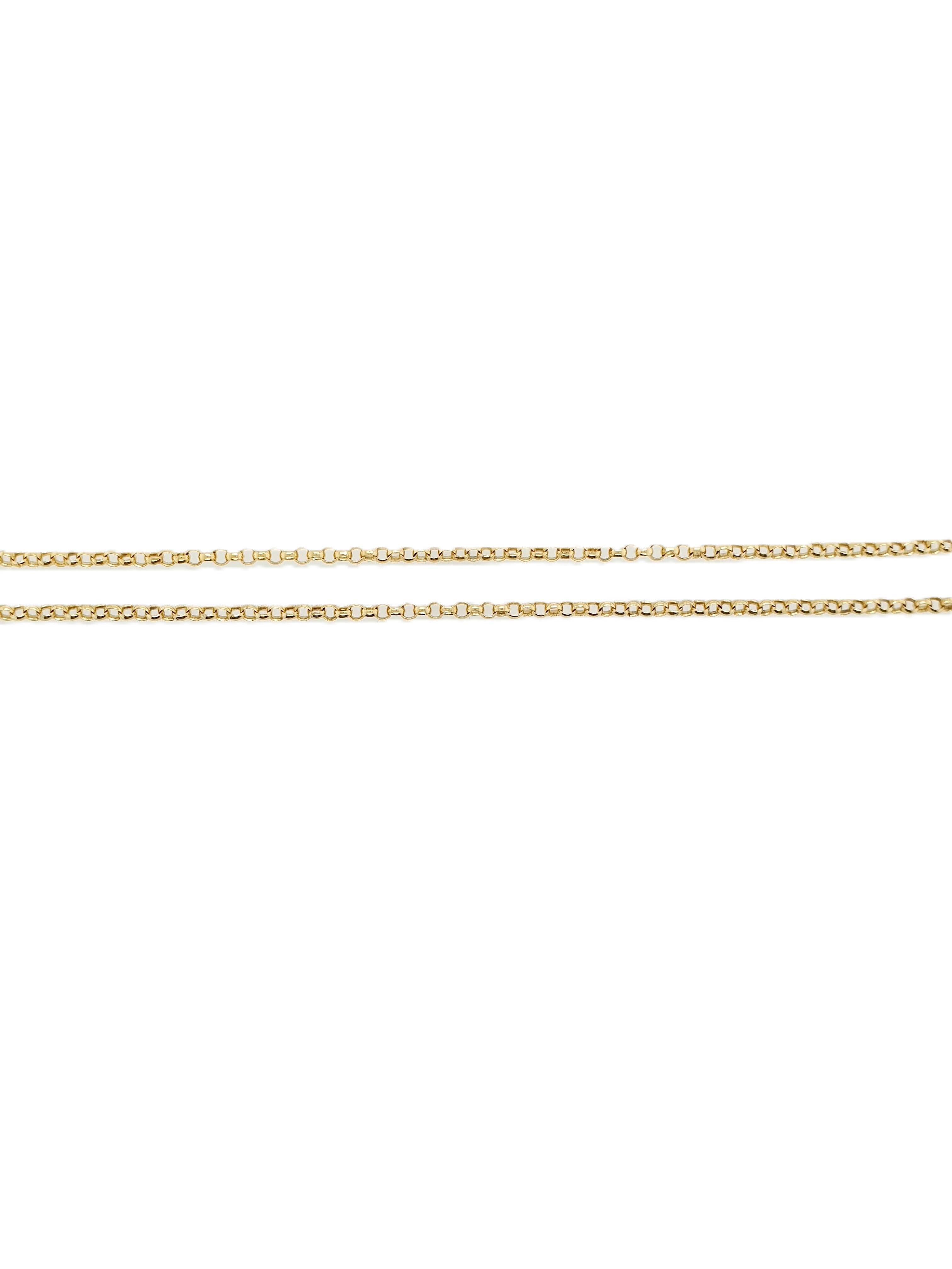 Gold Erbskette 333/8kt 86cm