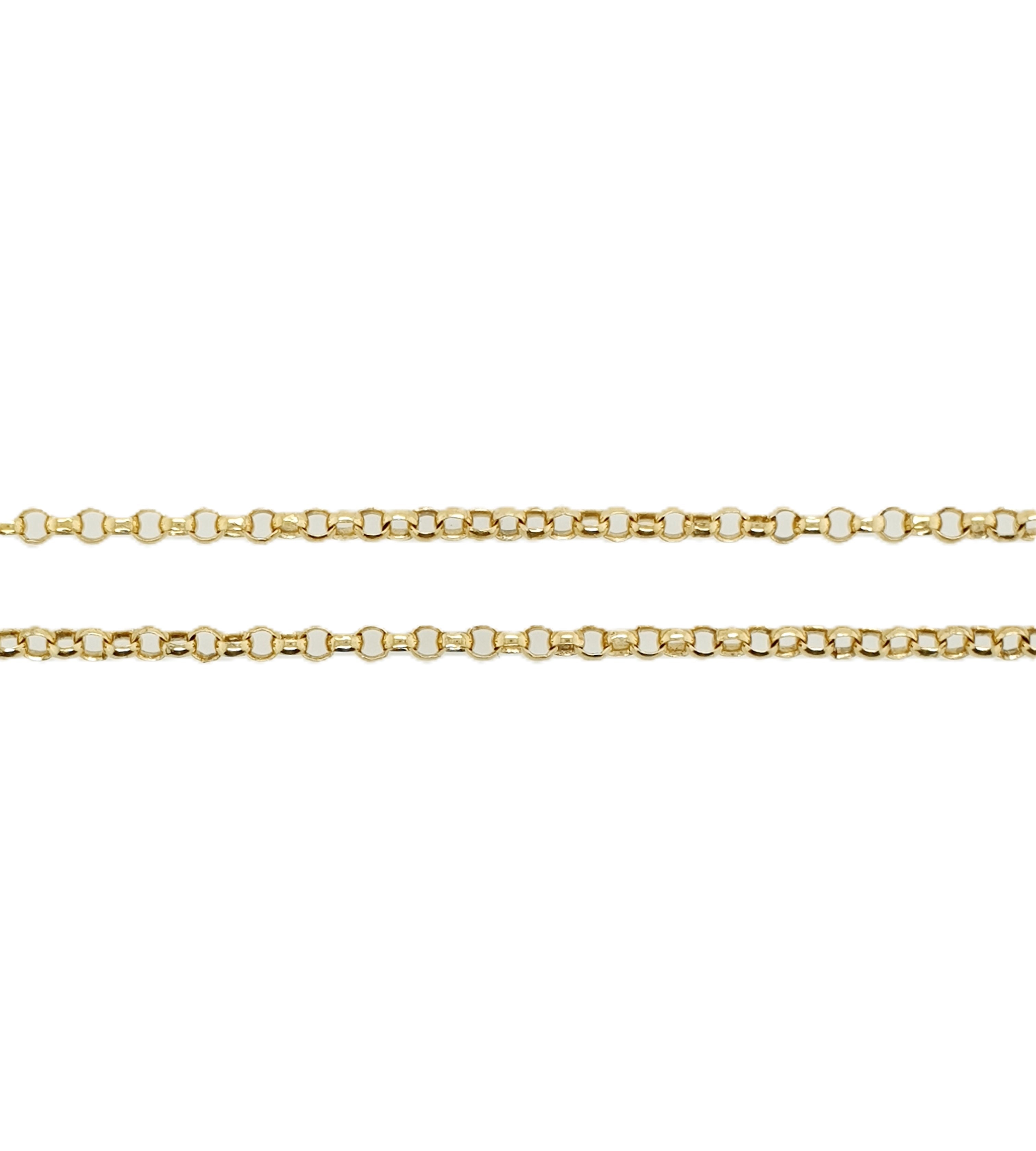 Gold Erbskette 333/8kt 86cm