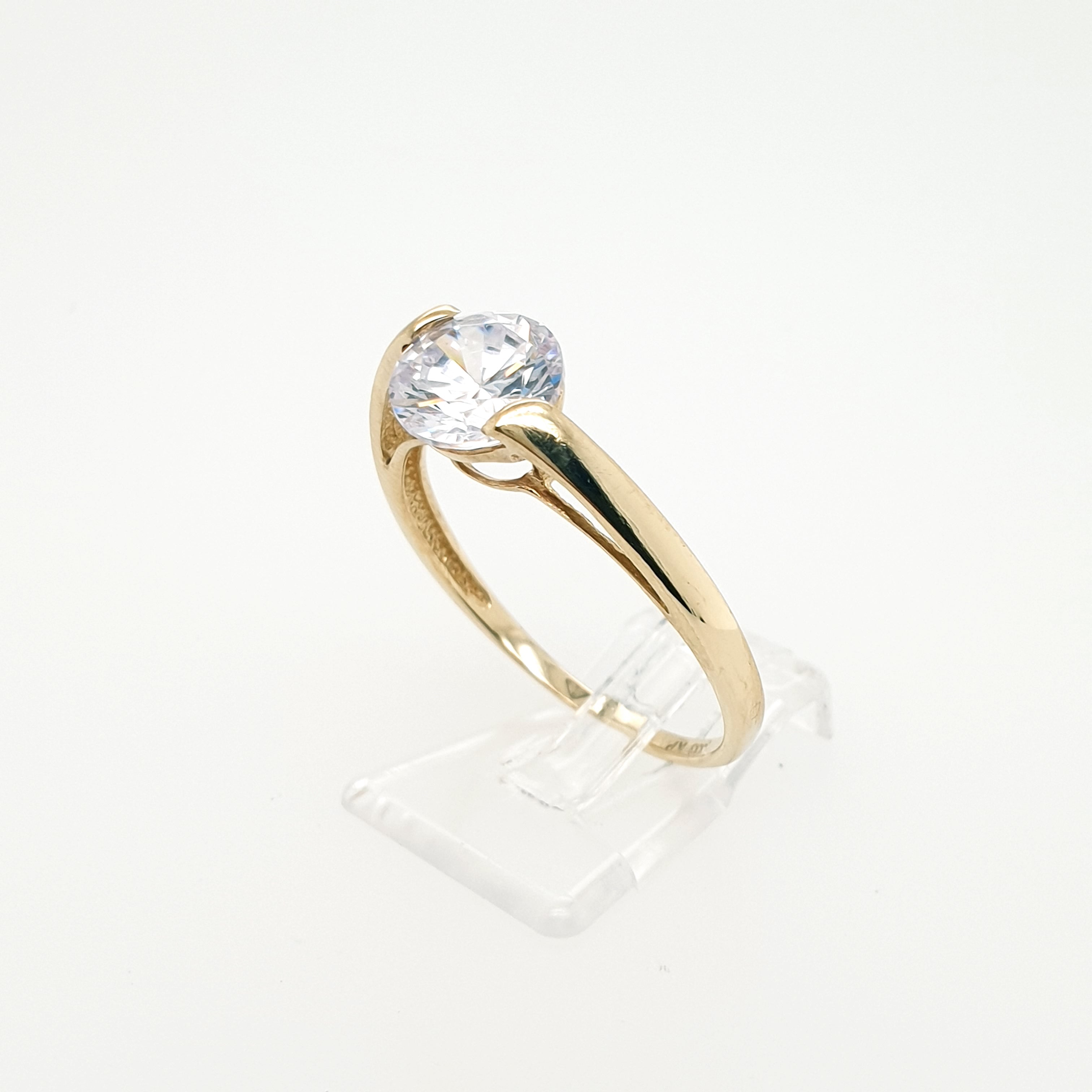 Ring Goldring Zirkonia 333/8 Karat Gelbgold Gr.62