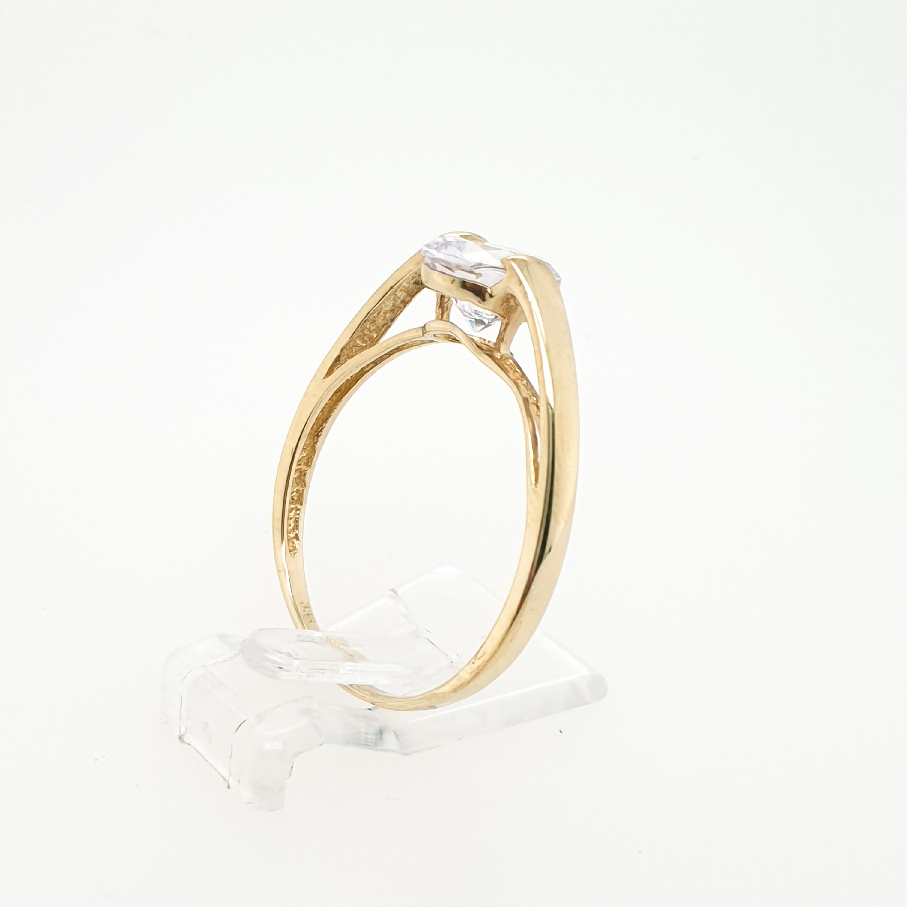 Ring Goldring Zirkonia 333/8 Karat Gelbgold Gr.62