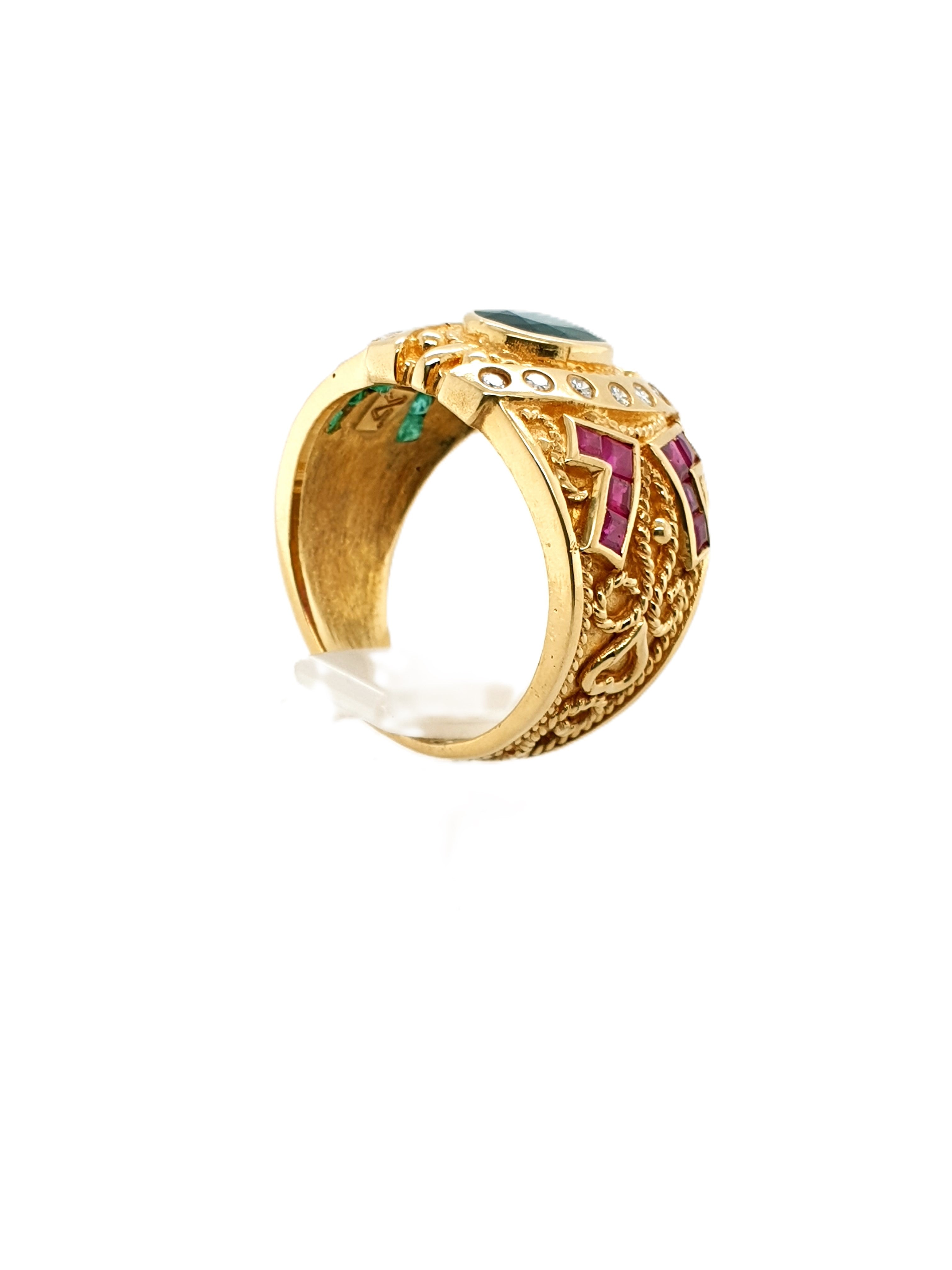 Brillant Gold Ring 750/18kt Gr.57