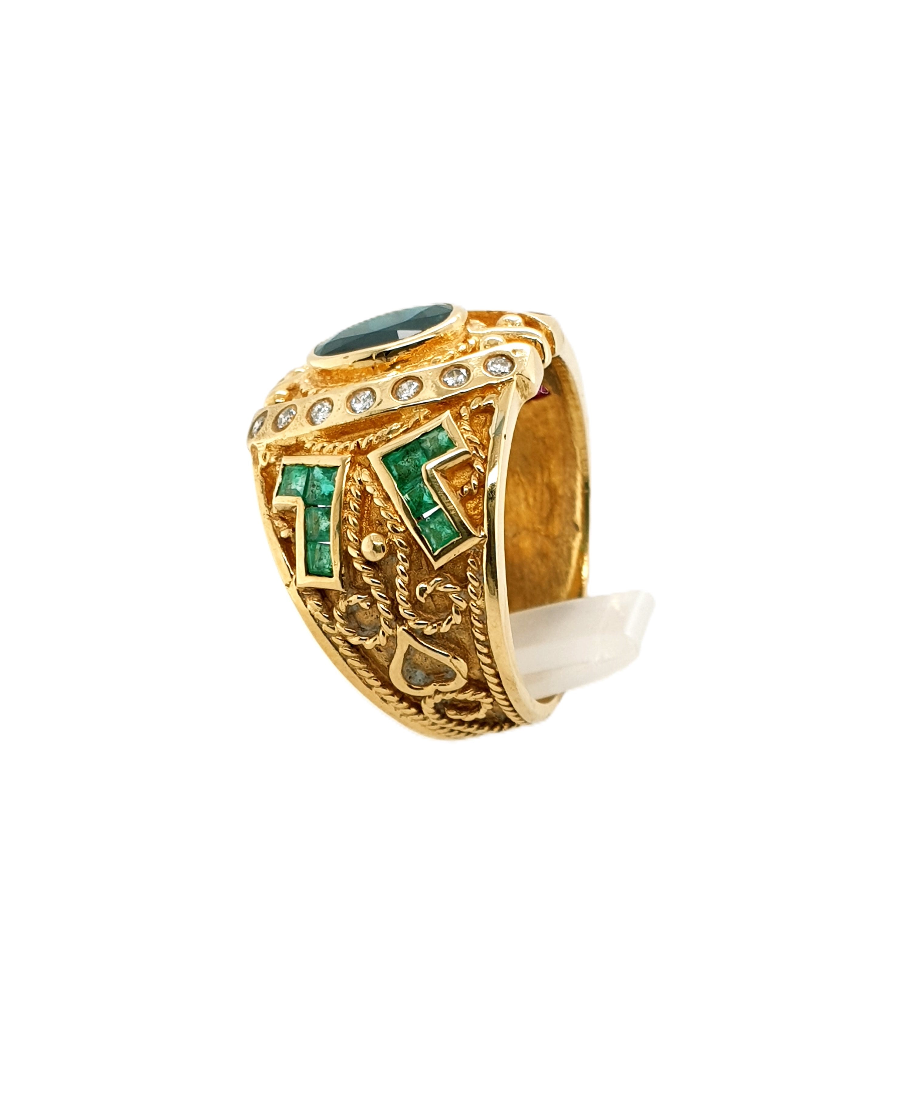 Brillant Gold Ring 750/18kt Gr.57
