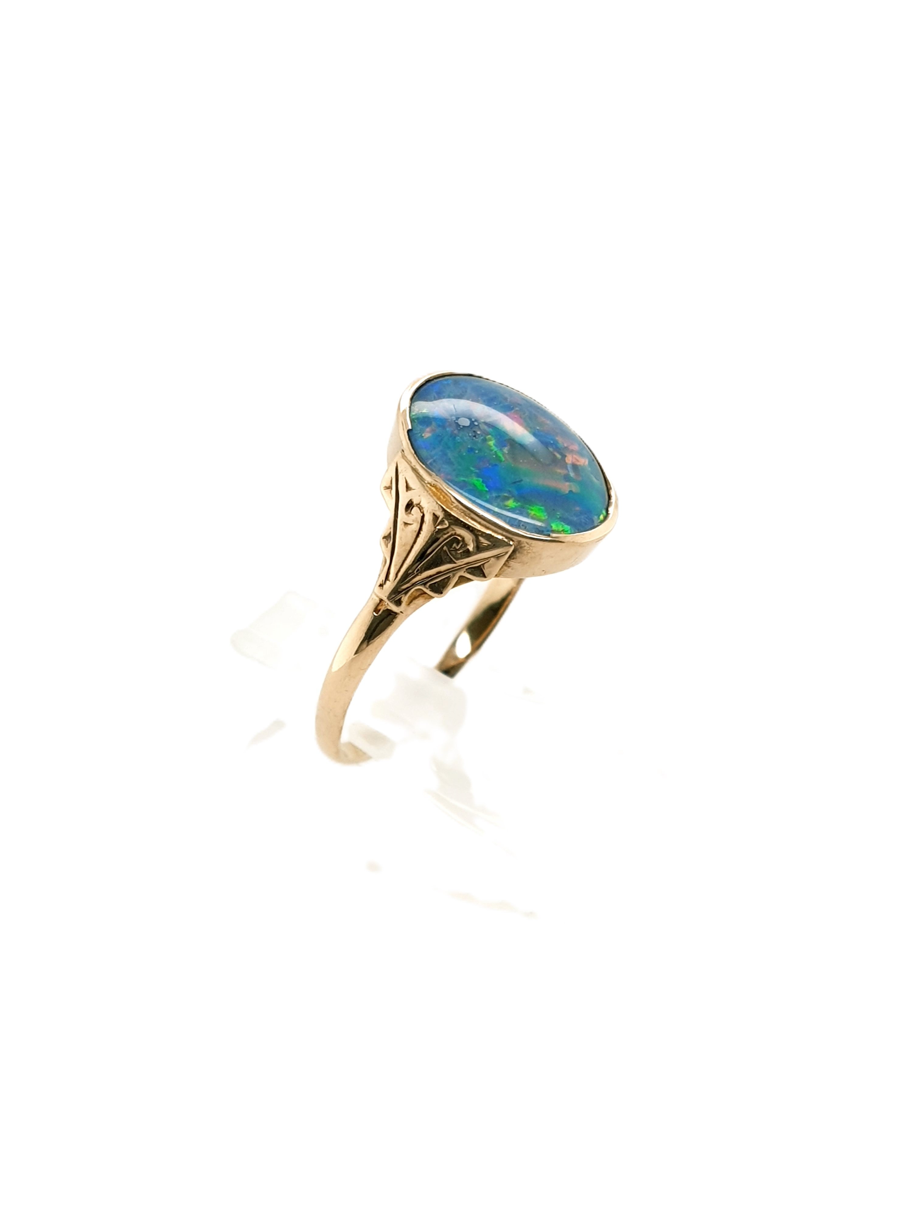 Gold Ring 585/14kt Gr.57