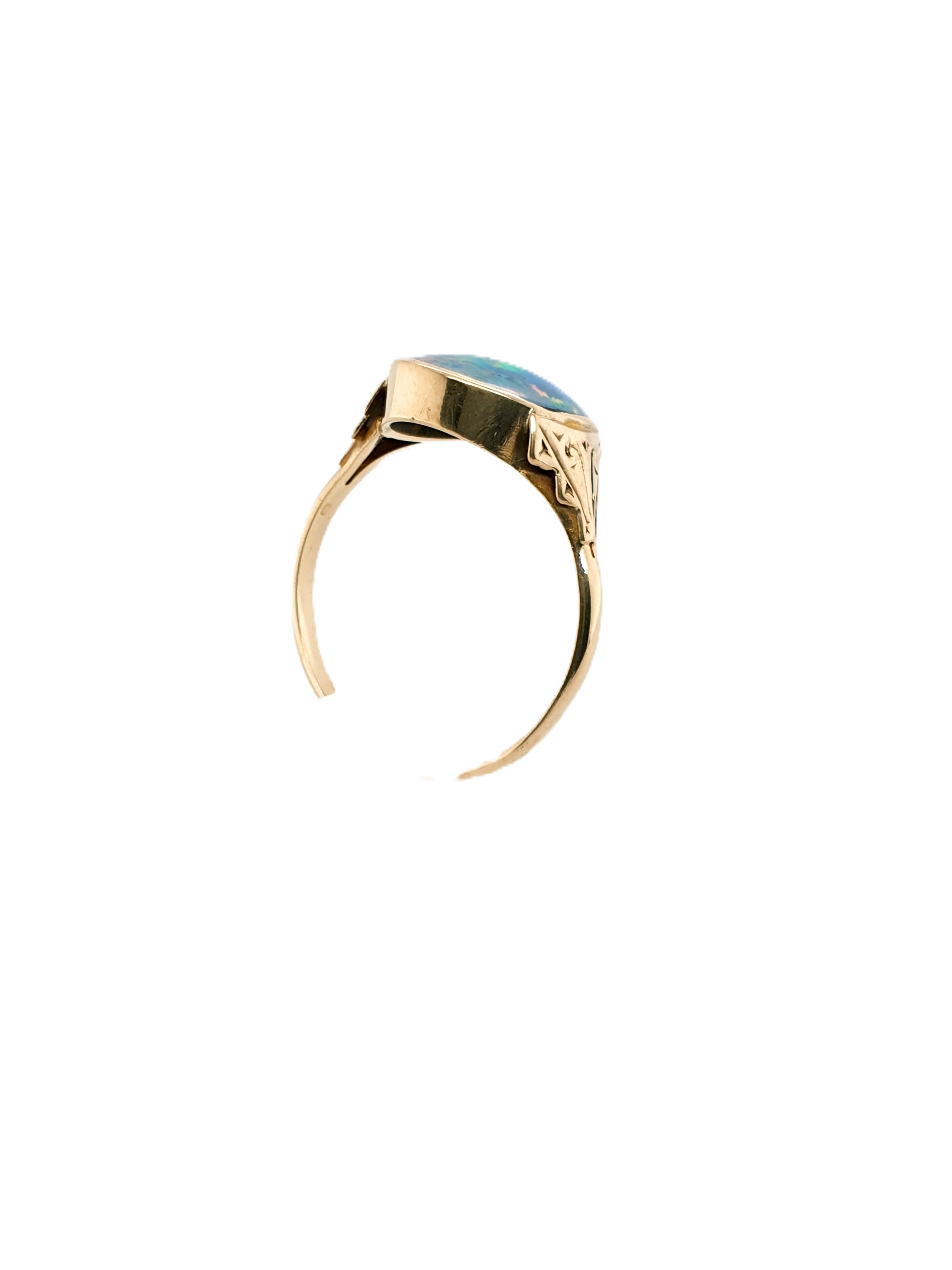 Gold Ring 585/14kt Gr.57