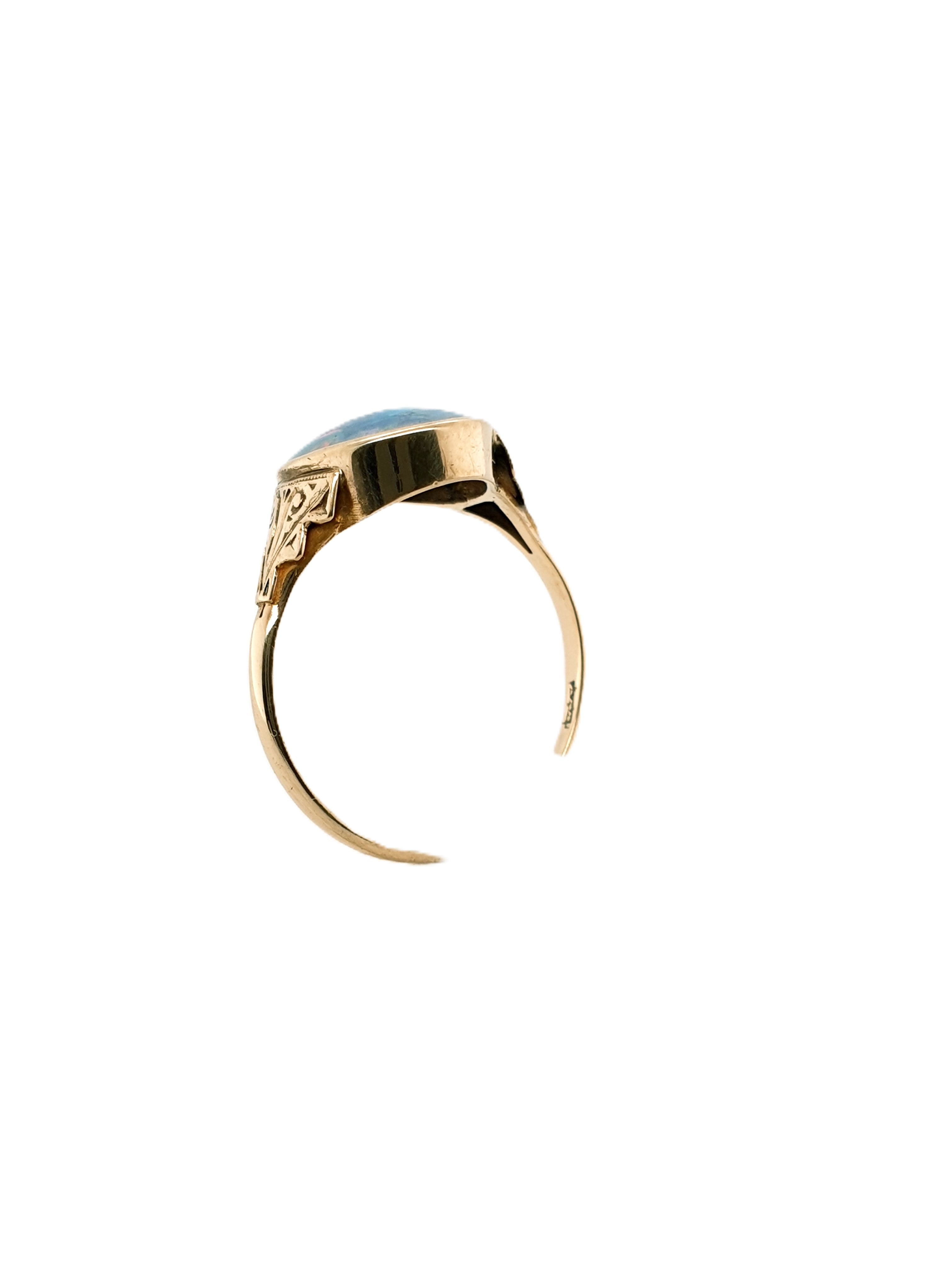 Gold Ring 585/14kt Gr.57