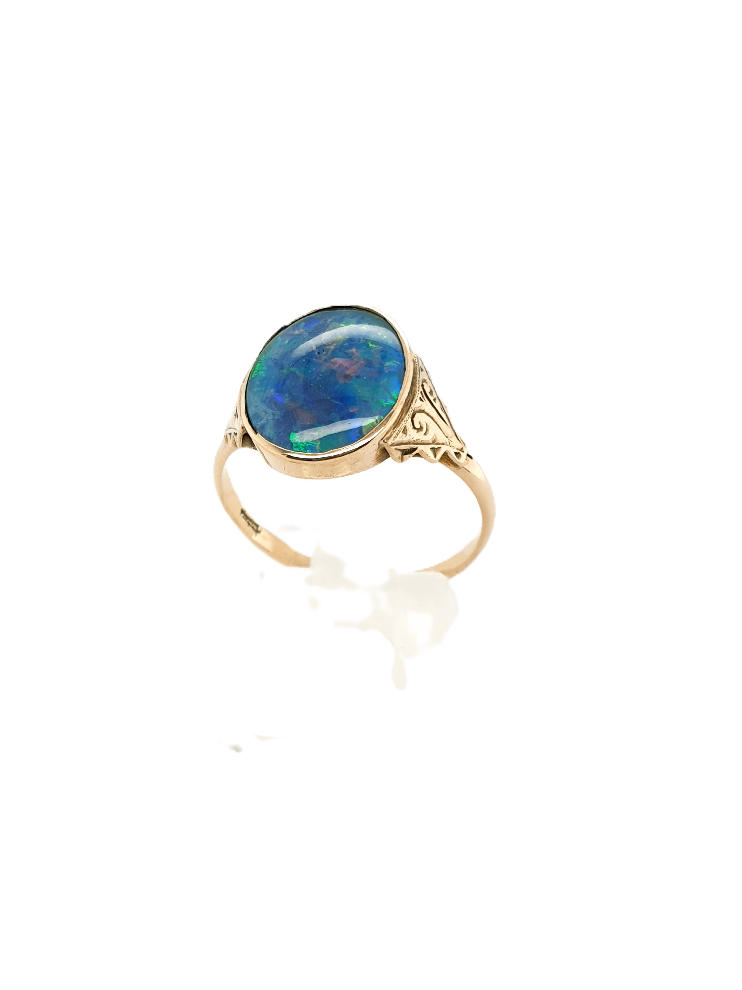 Gold Ring 585/14kt Gr.57