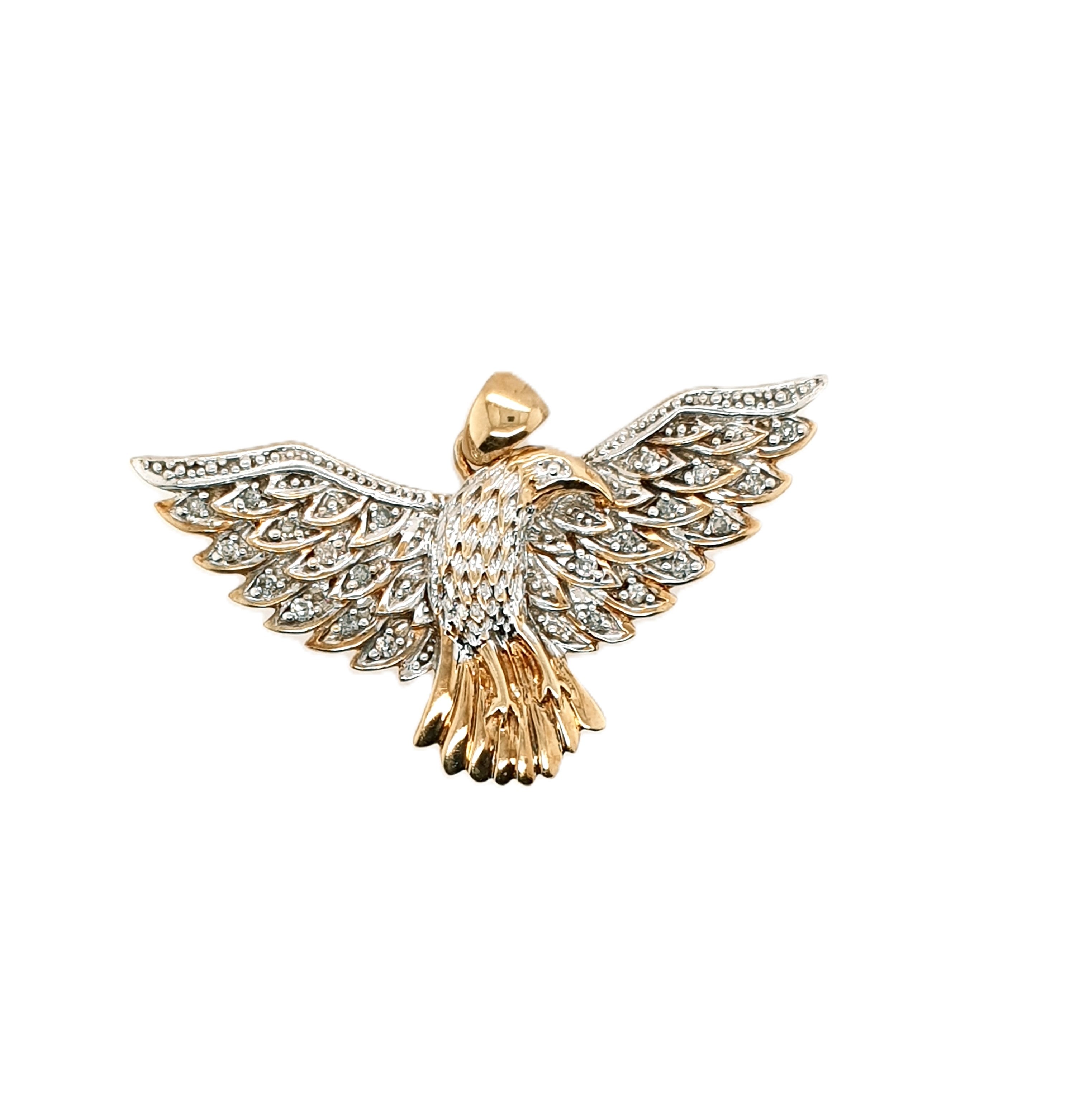 Brillant Anhänger Gold 585/14kt Adler