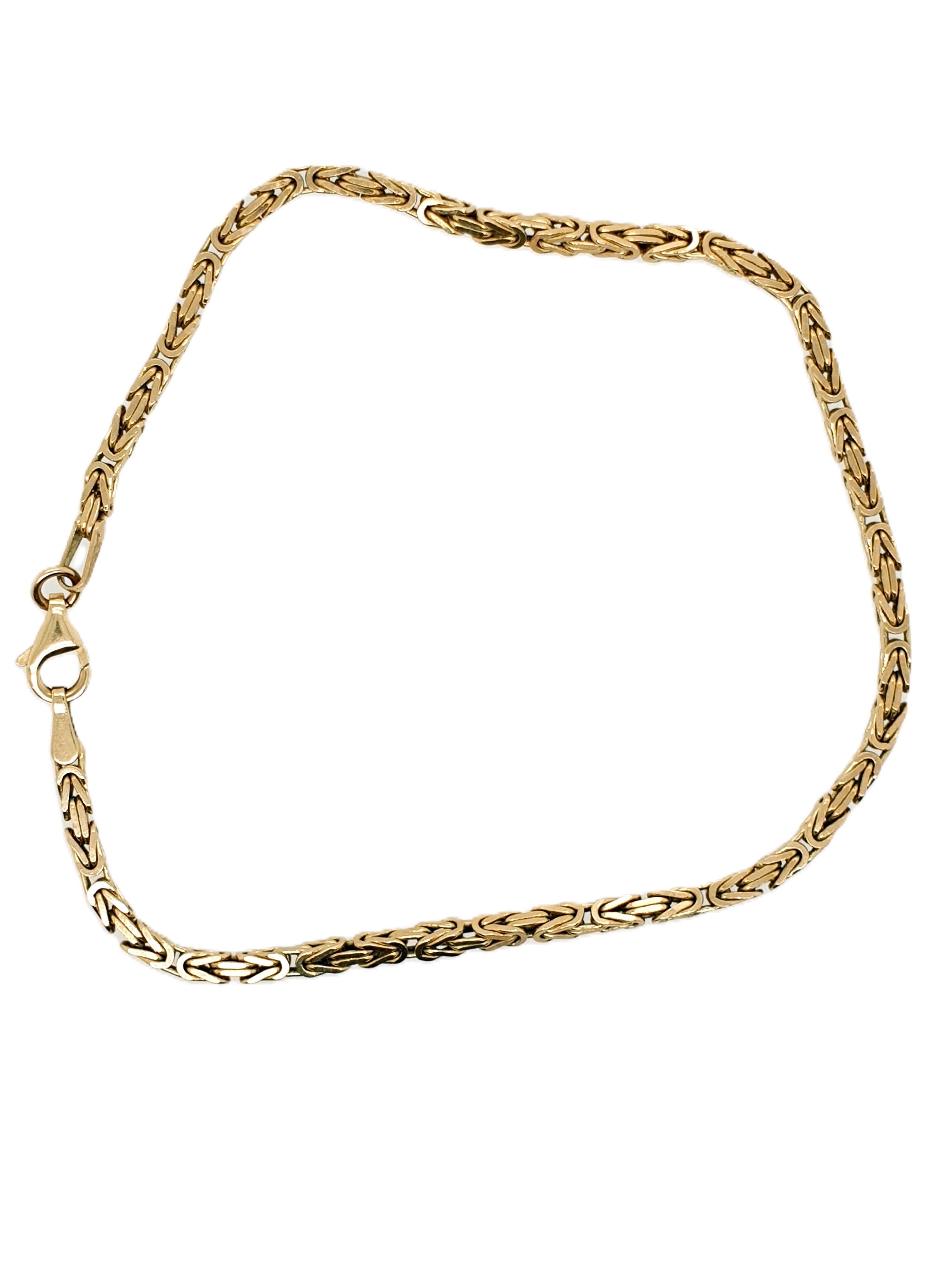 Königsarmband Gelbgold 585/14kt 18,5cm