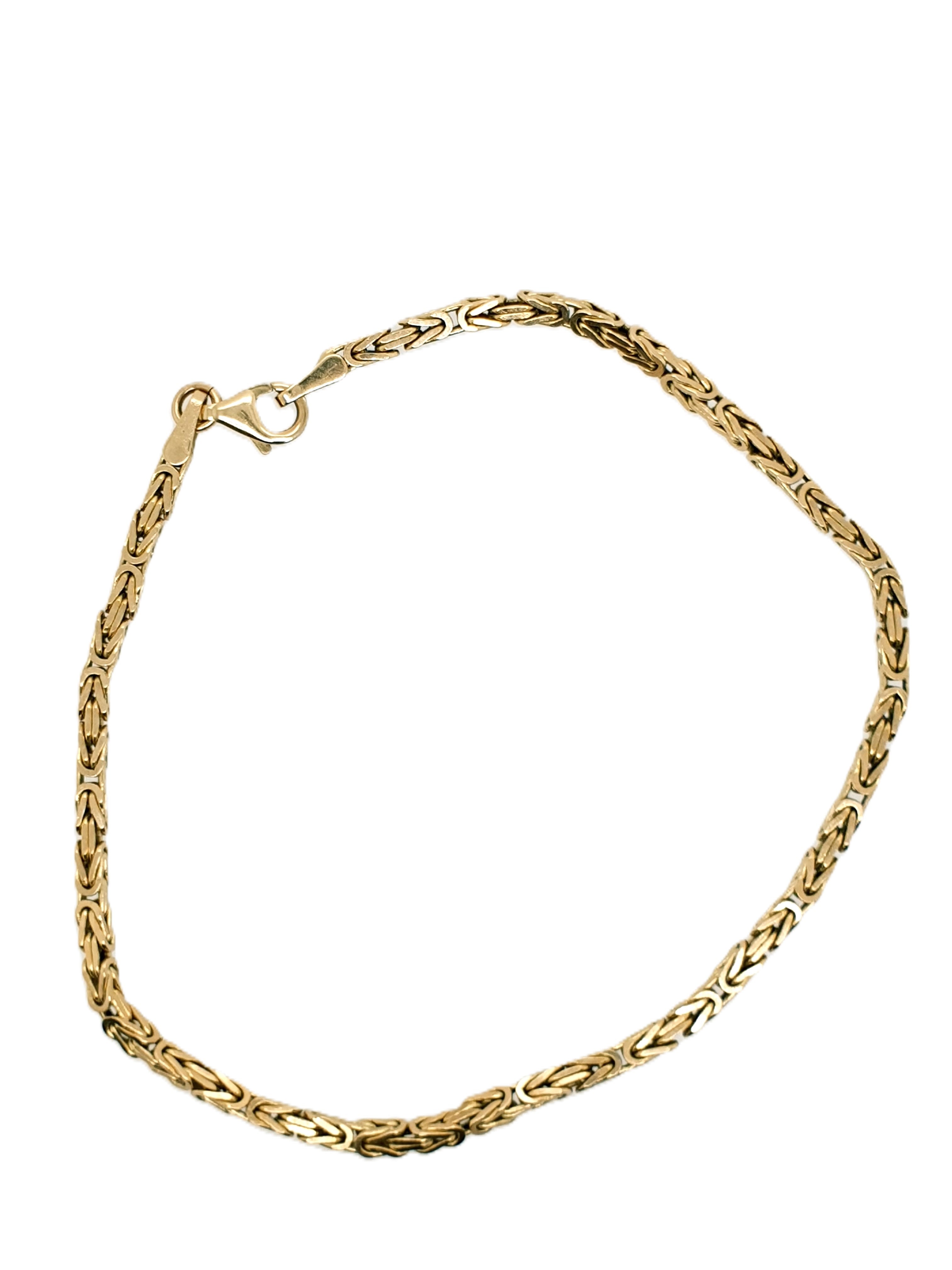 Königsarmband Gelbgold 585/14kt 18,5cm
