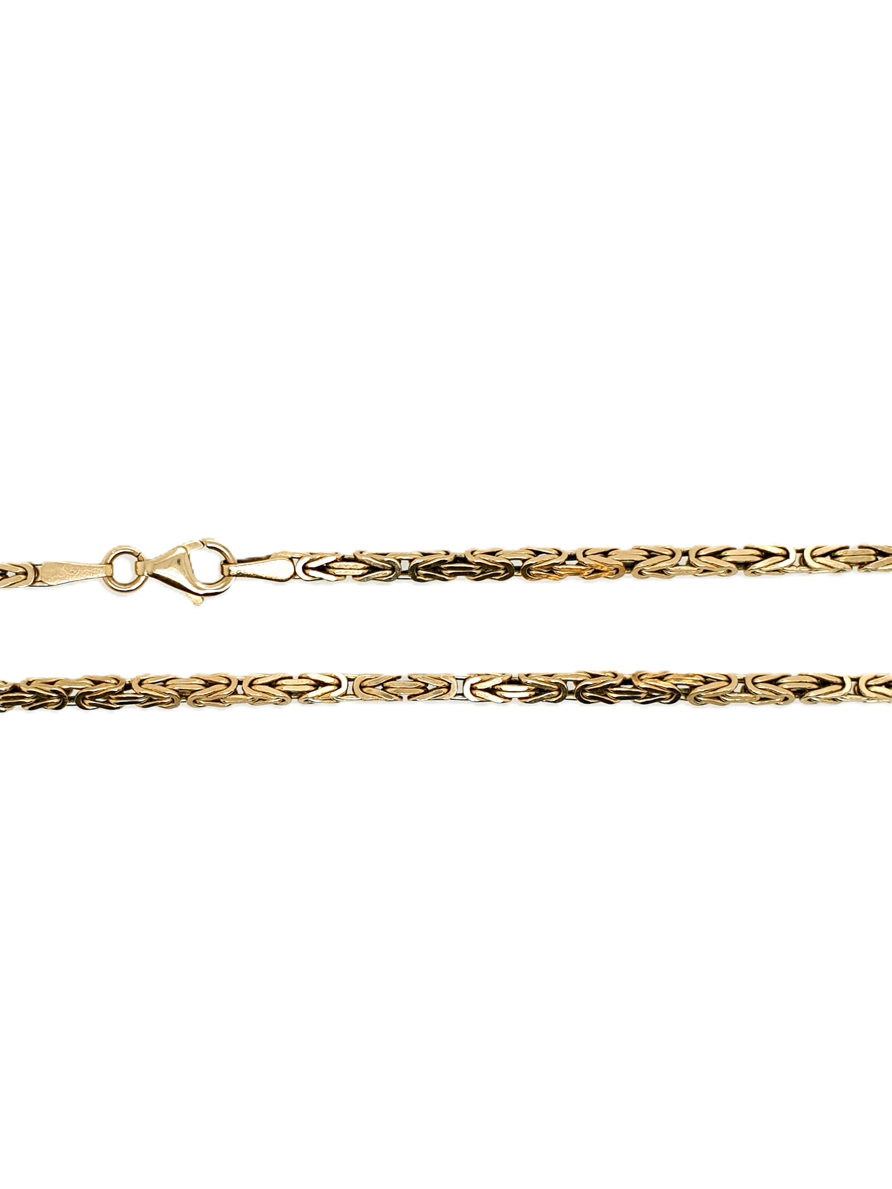 Königsarmband Gelbgold 585/14kt 18,5cm