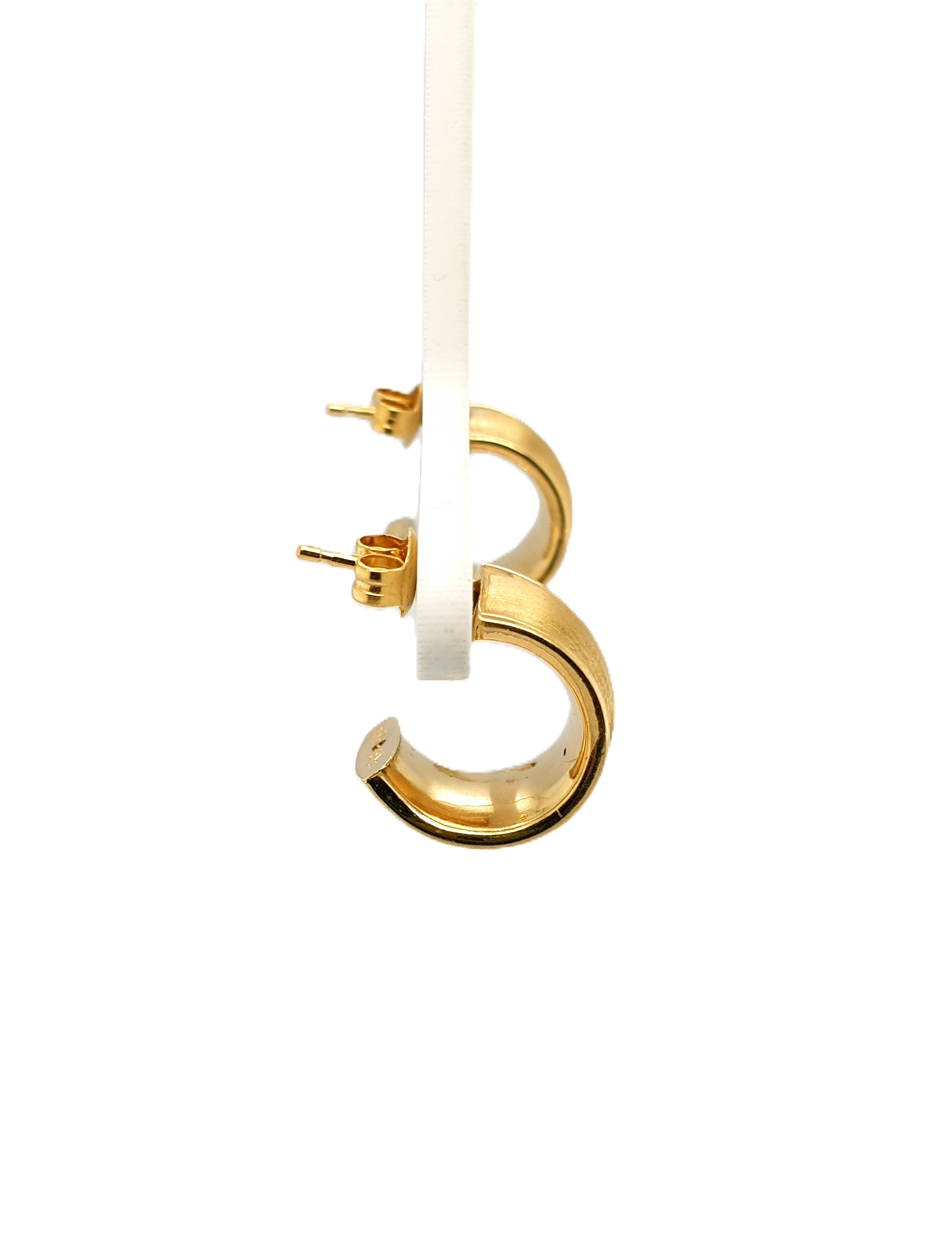 Gold Ohrringe mini Creolen 585/14kt