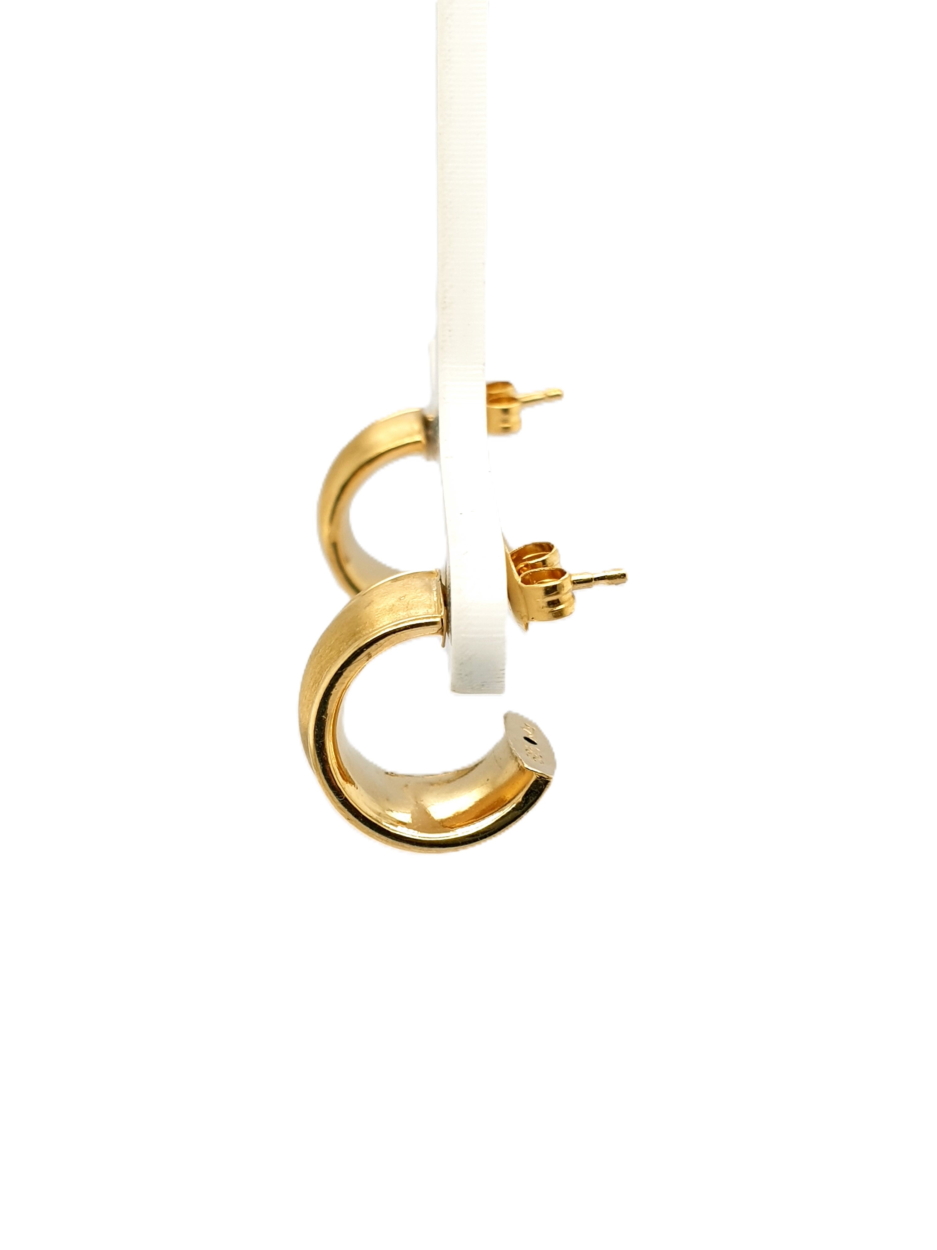 Gold Ohrringe mini Creolen 585/14kt