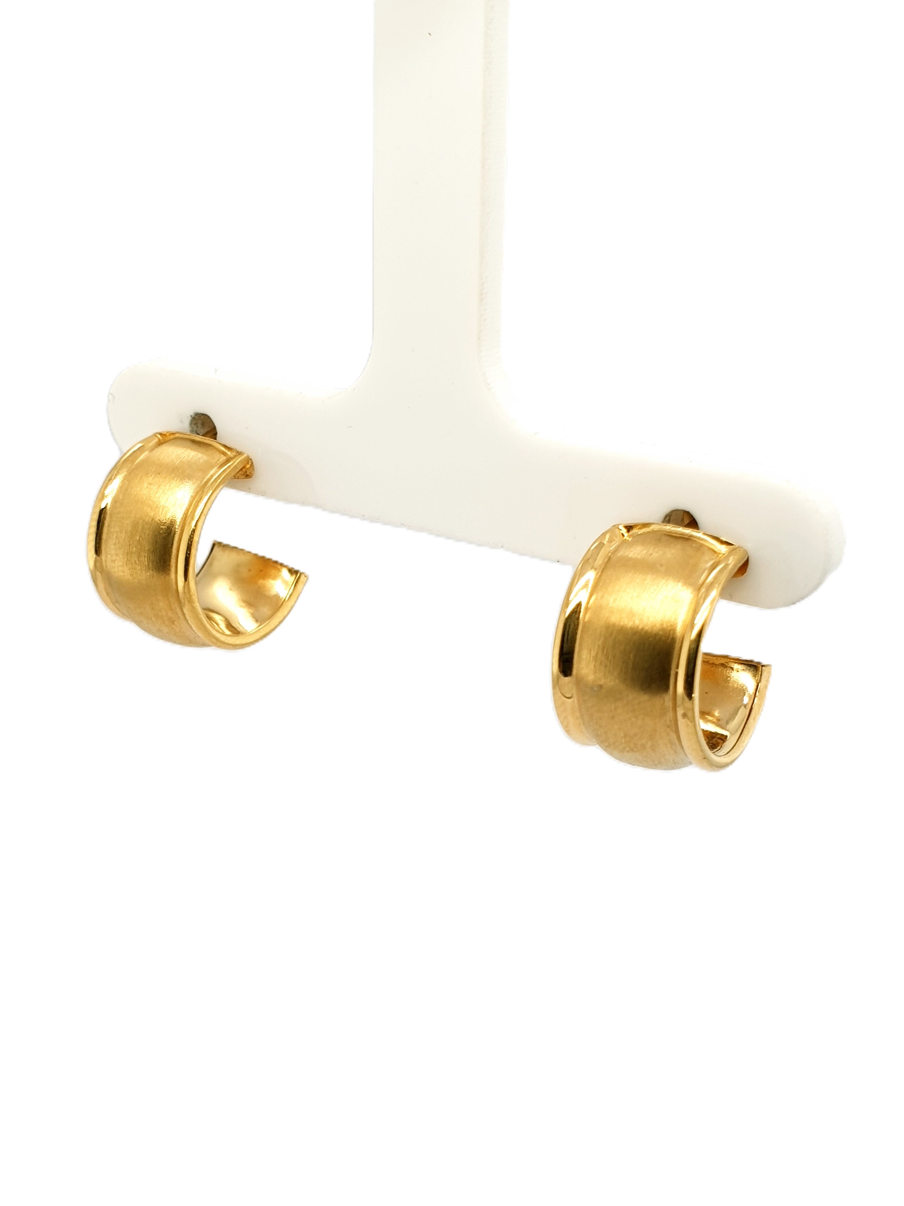 Gold Ohrringe mini Creolen 585/14kt