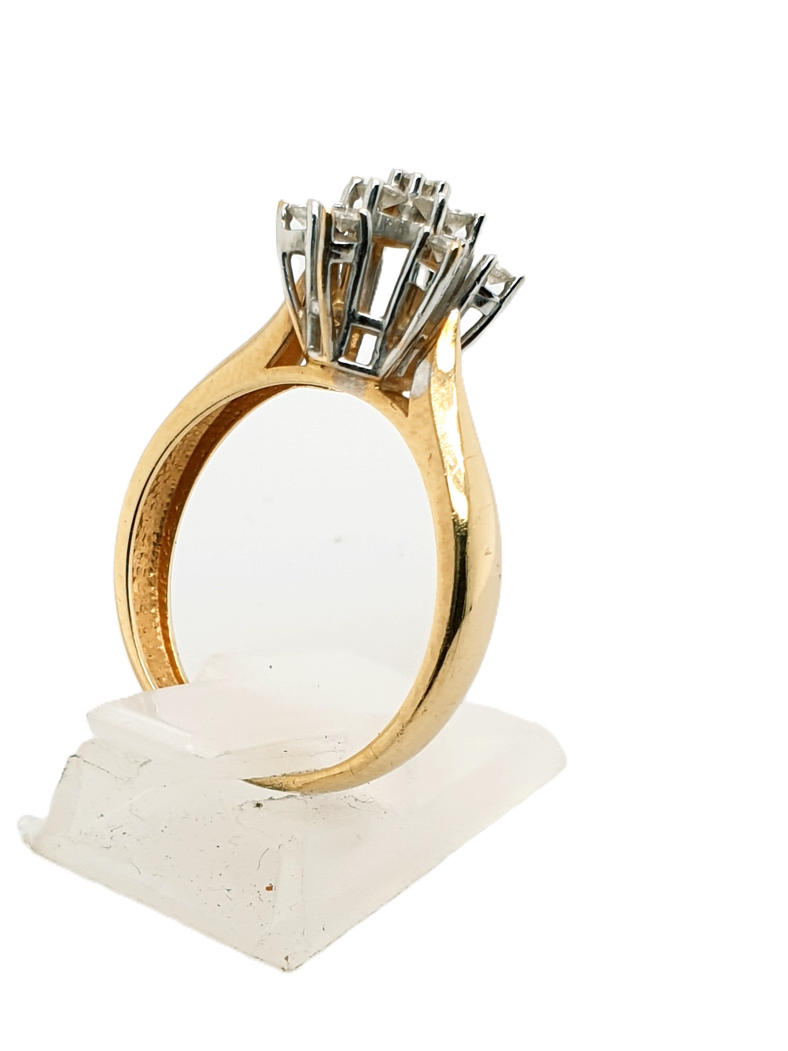 Brillant Gold Ring 585/14kt Gr.58