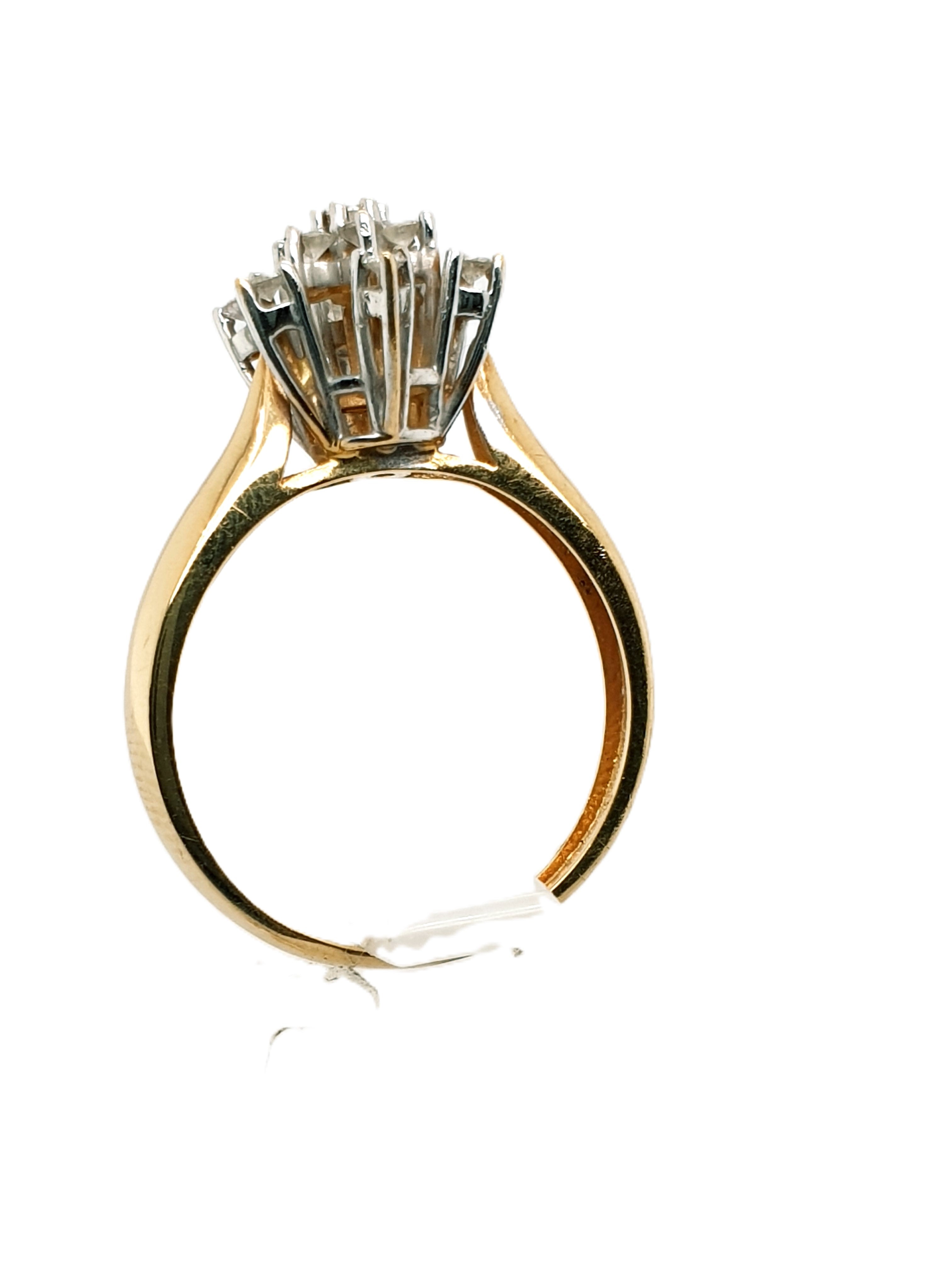 Brillant Gold Ring 585/14kt Gr.58