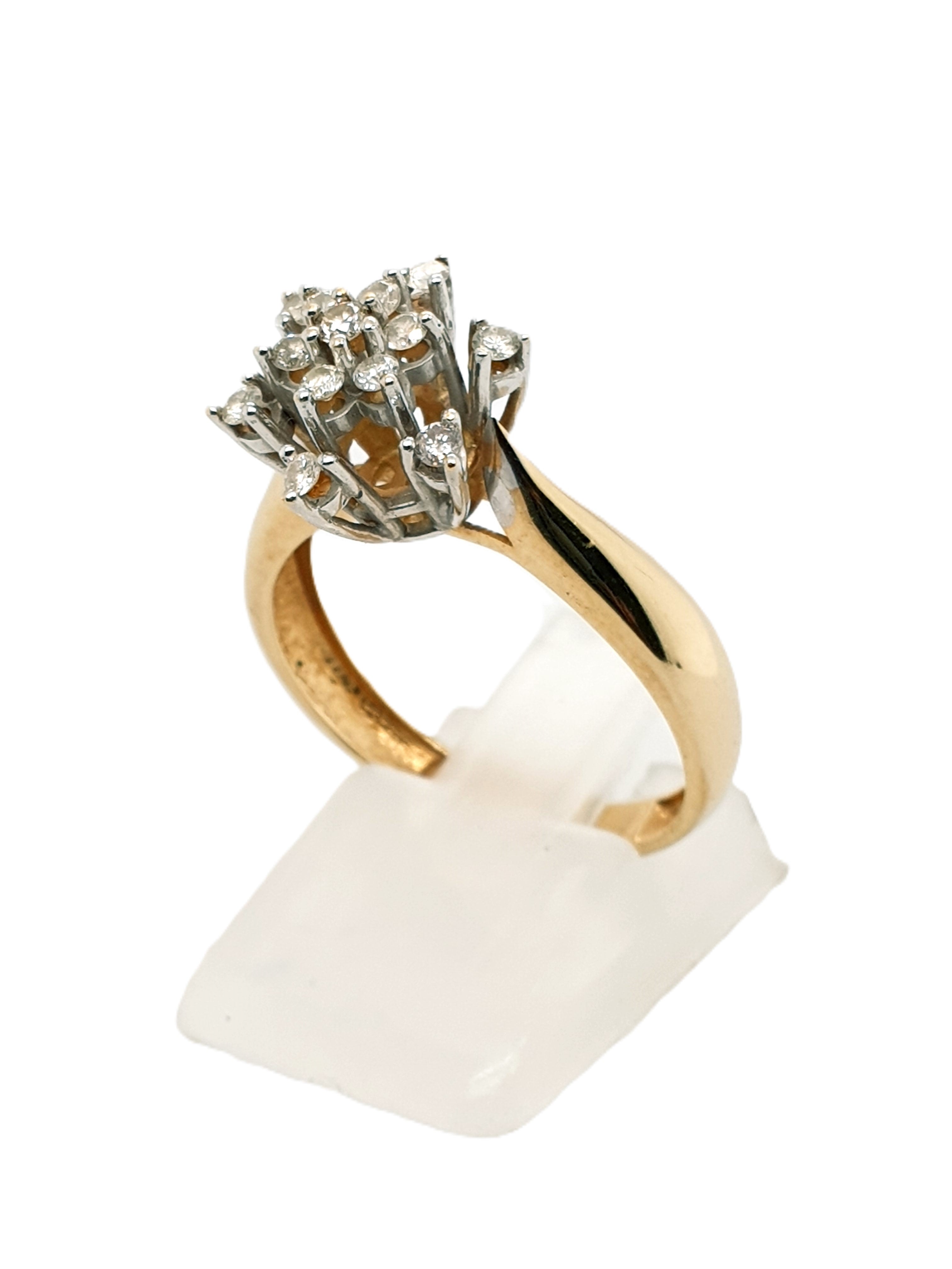 Brillant Gold Ring 585/14kt Gr.58