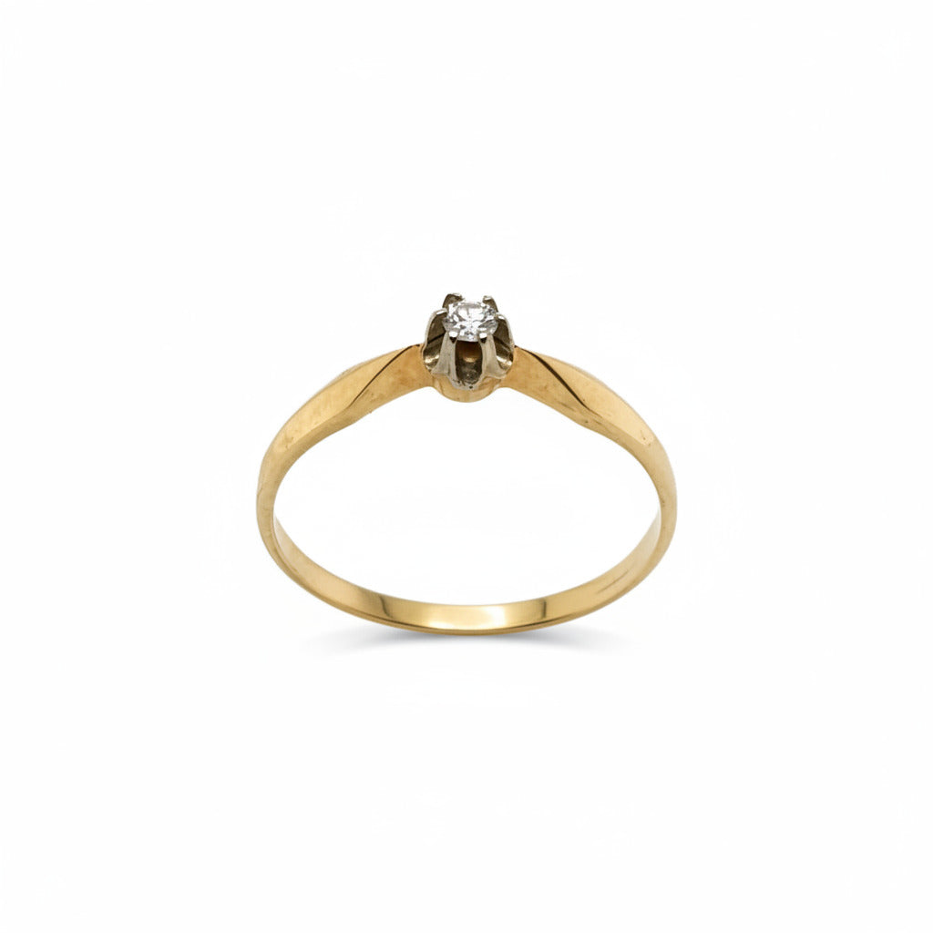Brillant Gold Ring 585/14kt Gr.58