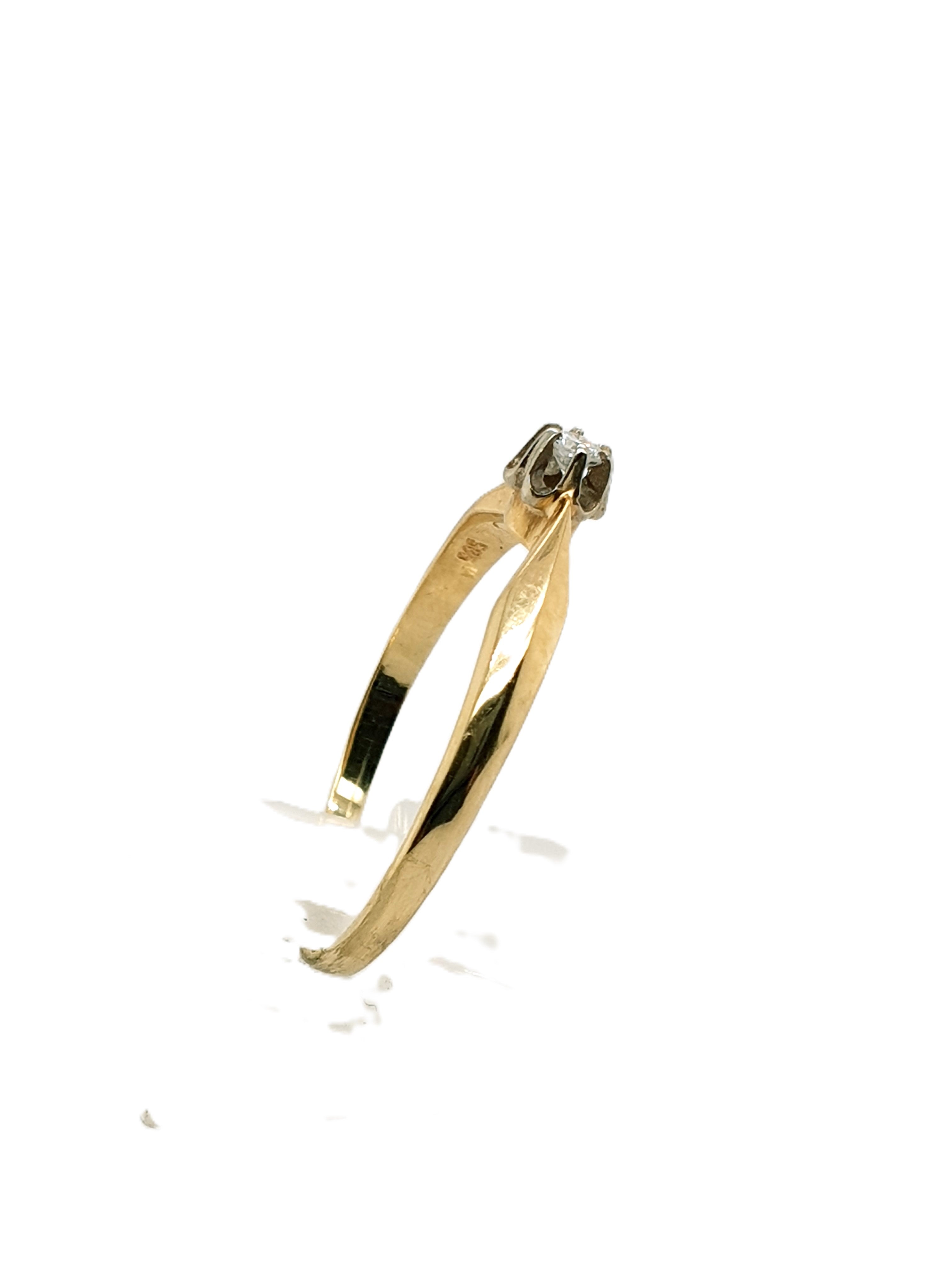 Brillant Gold Ring 585/14kt Gr.58