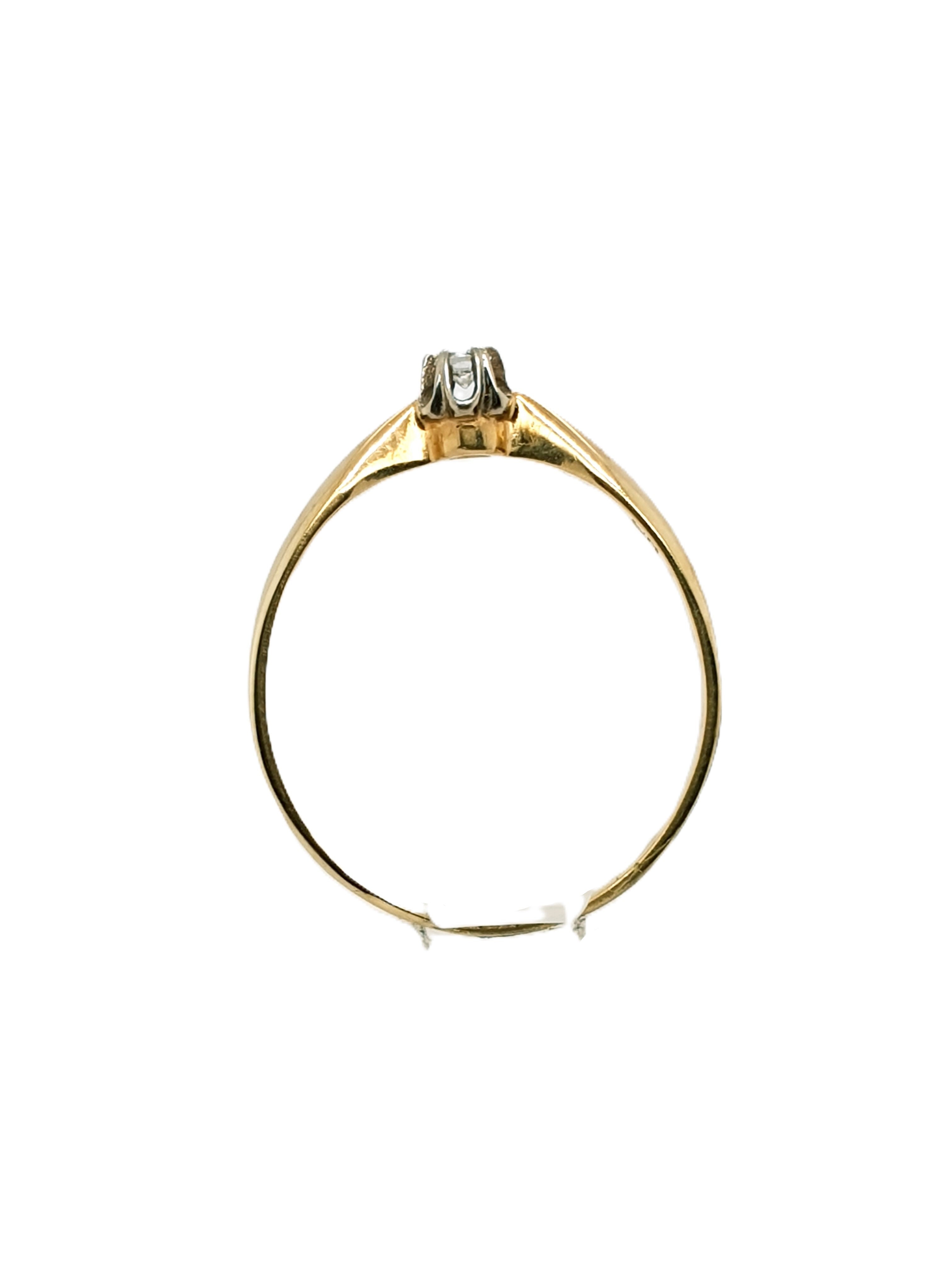 Brillant Gold Ring 585/14kt Gr.58
