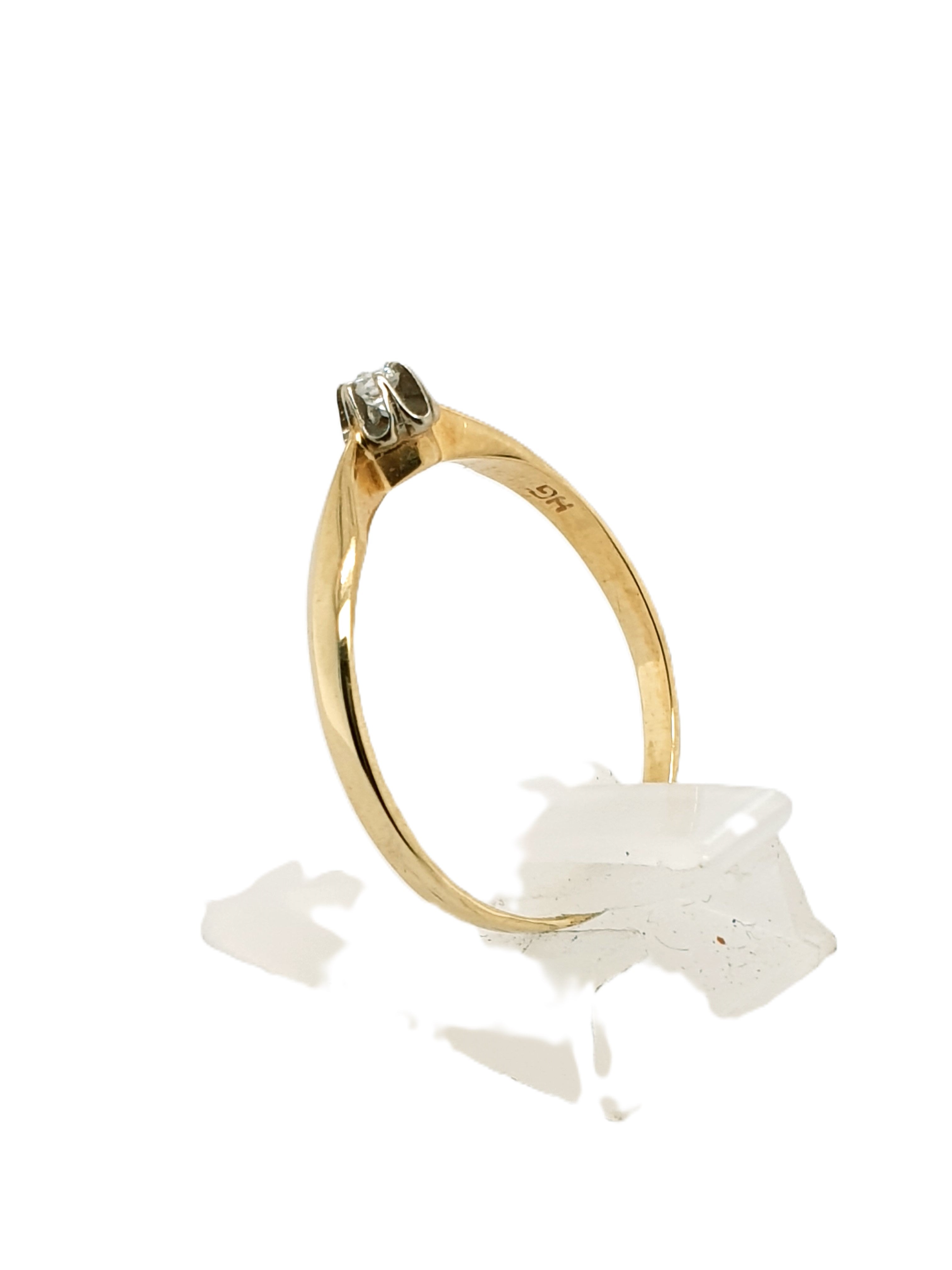 Brillant Gold Ring 585/14kt Gr.58