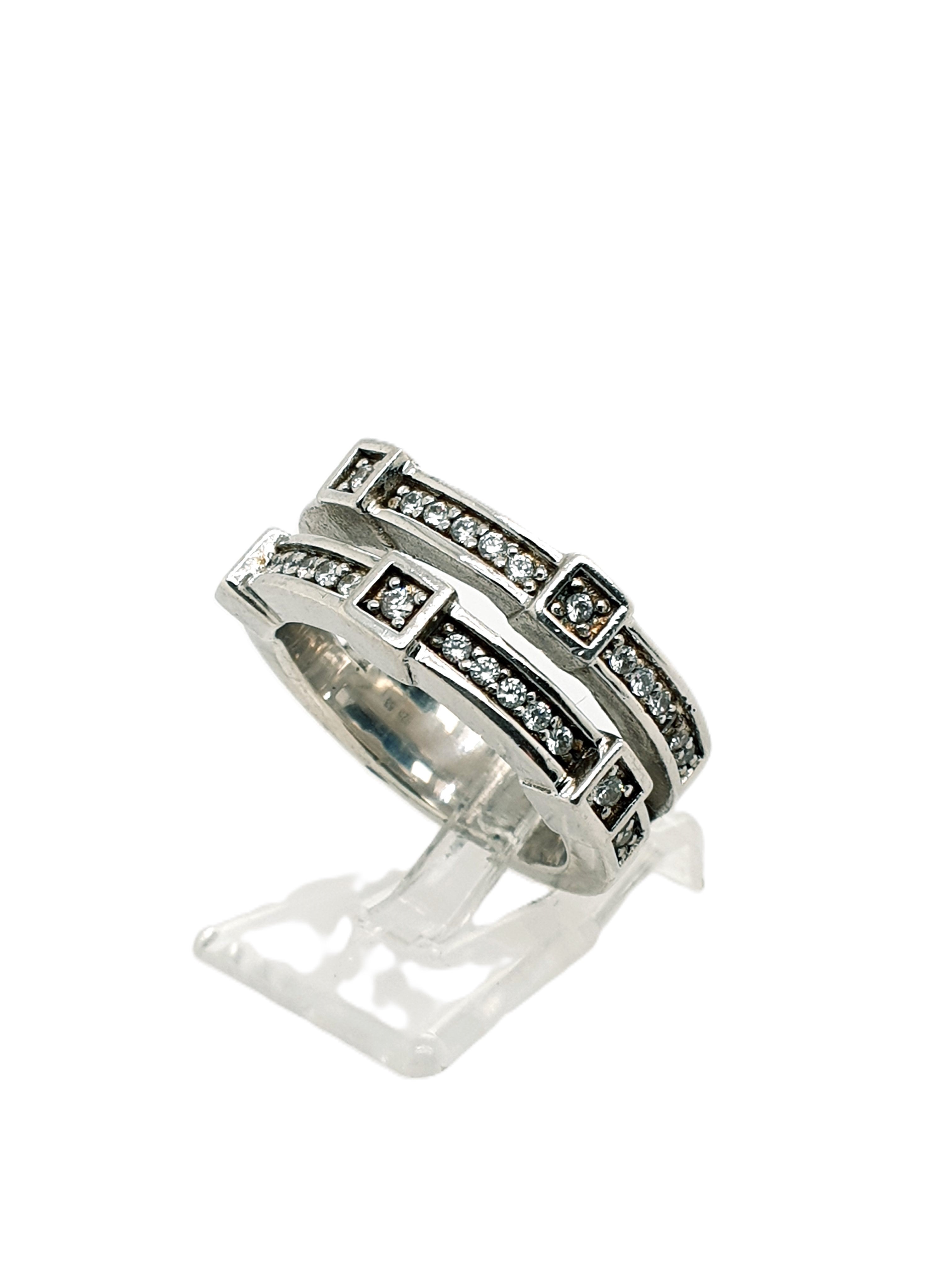 JETTE JOOP Sterling Silber Ring Gr.53