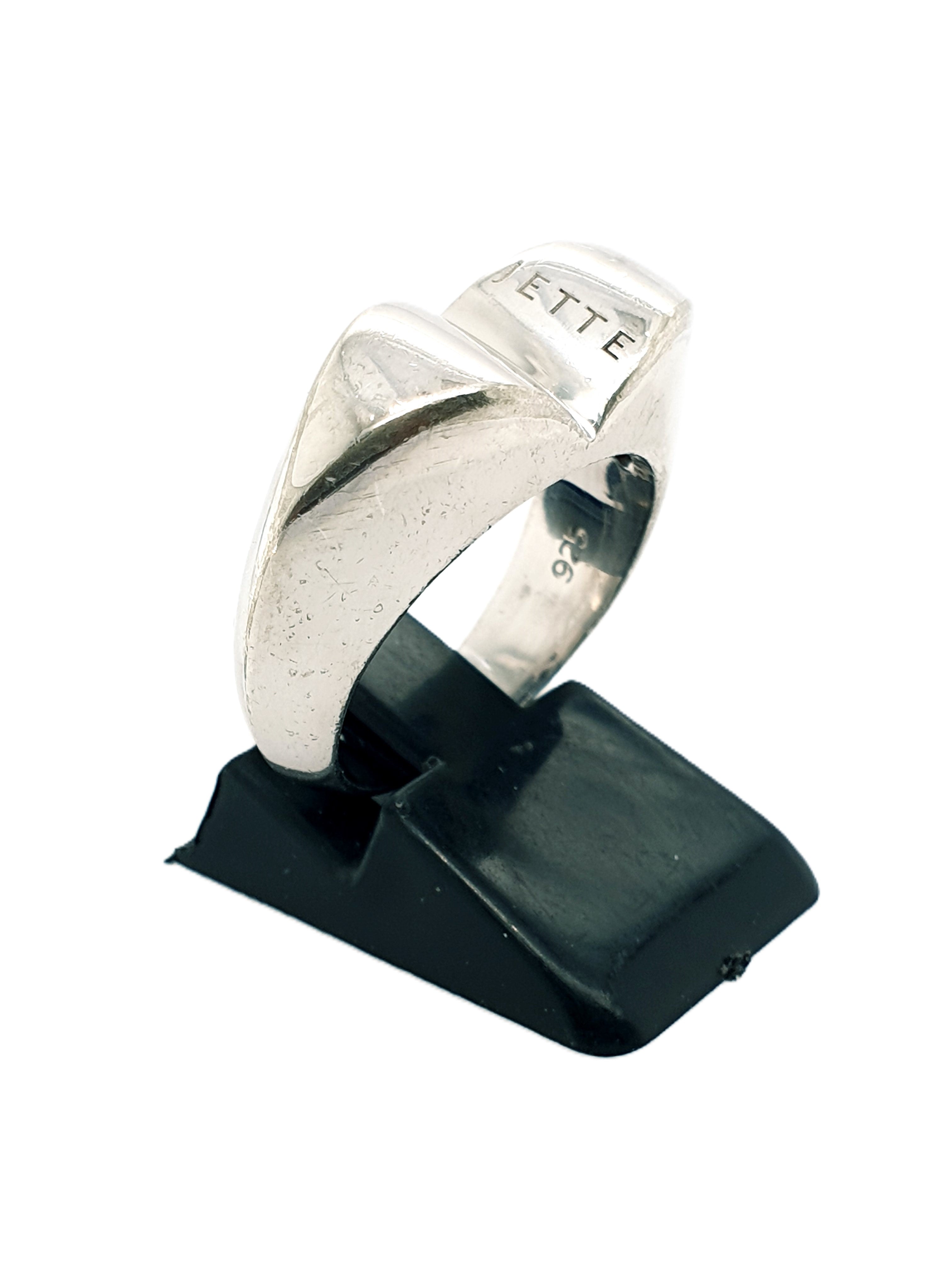 JETTE JOOP Silberring Gr.55 Herzform