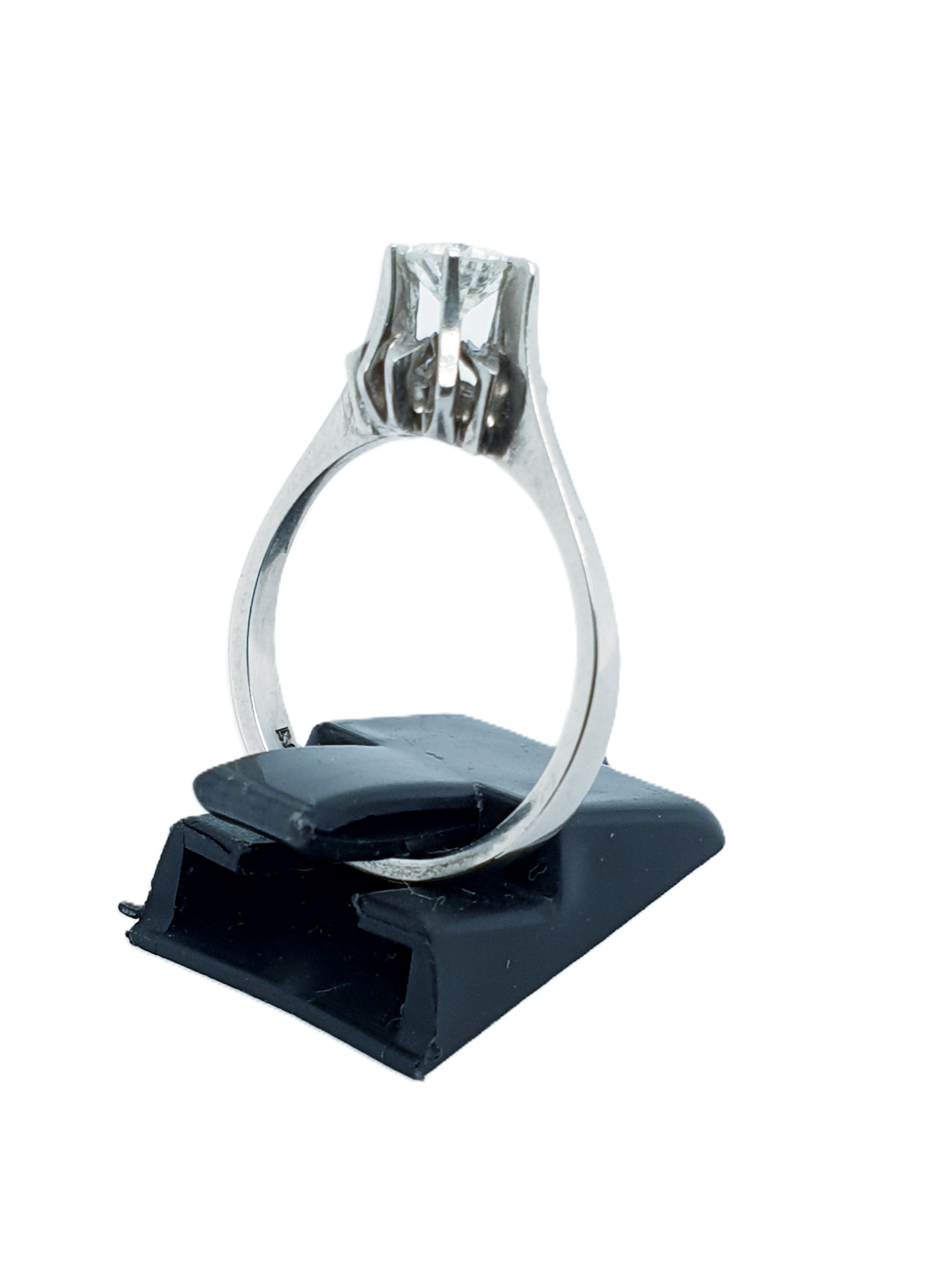 Brillant Weißgold Ring 585/14kt Gr.54 0,50ct