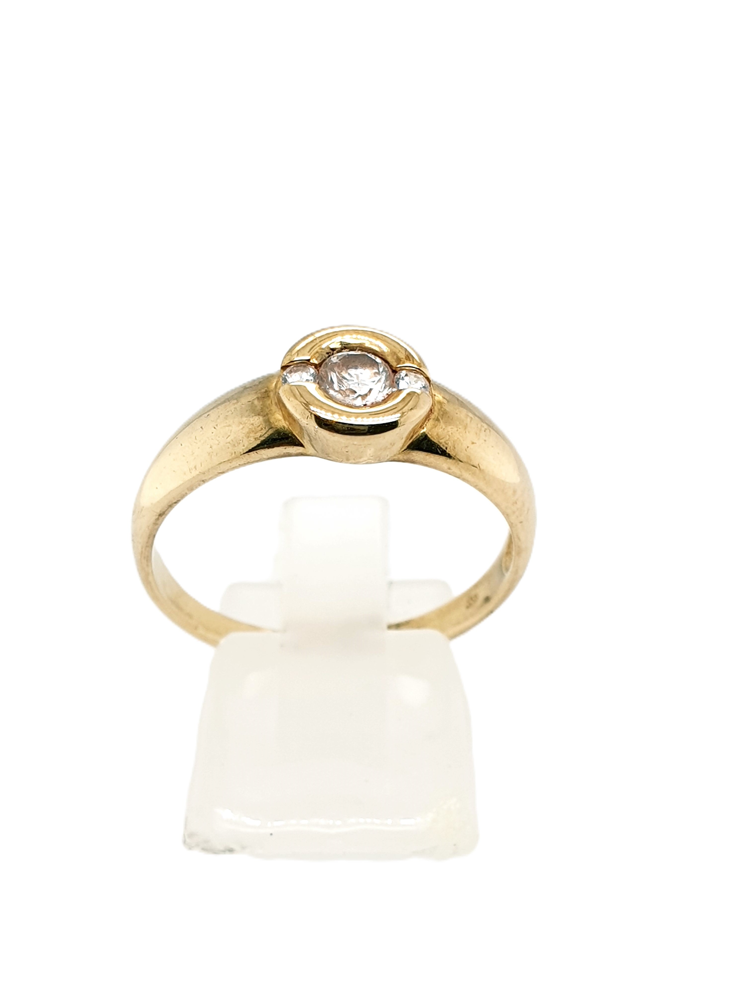Gold Ring 333/8kt Gr.64