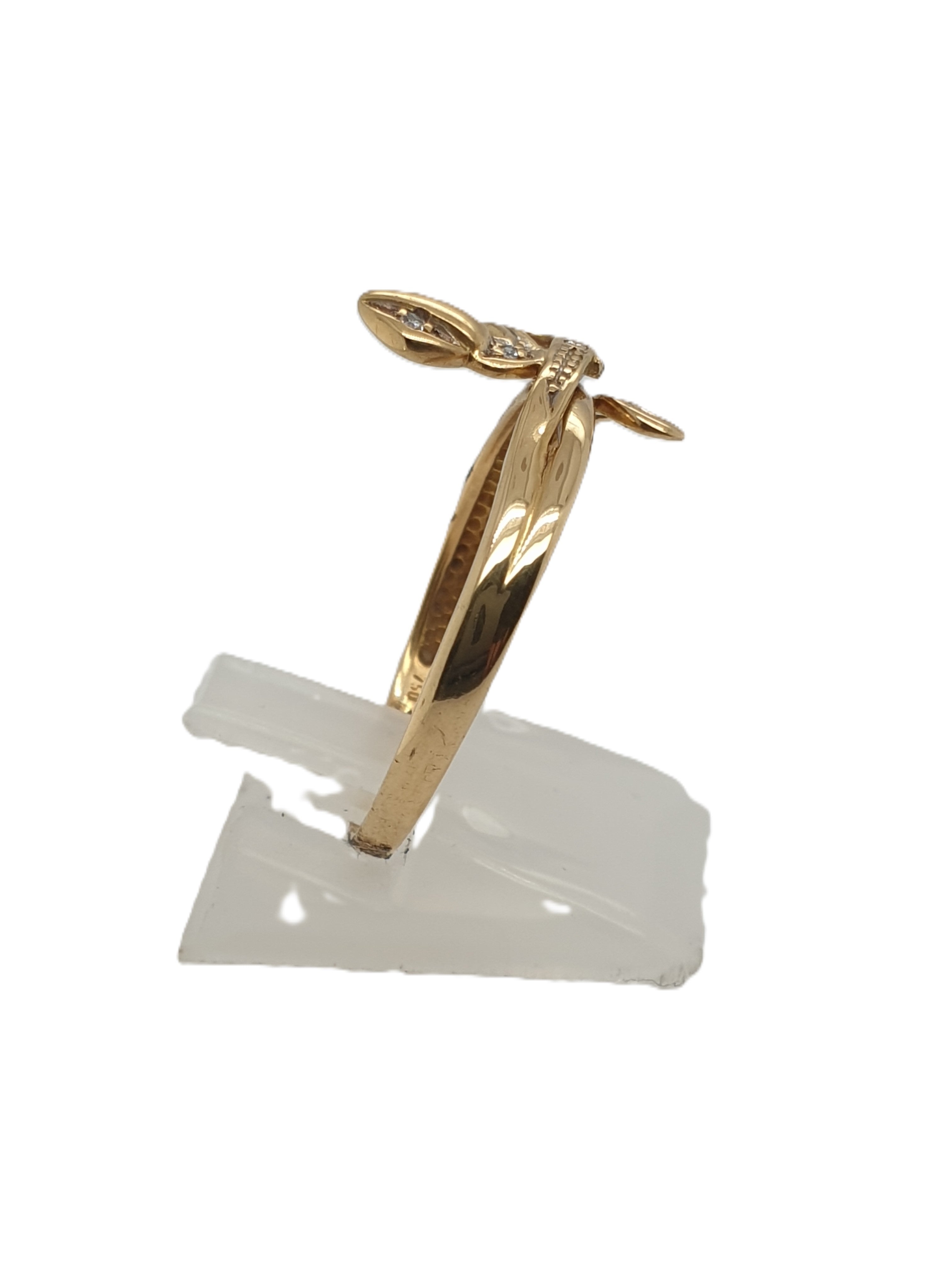 Gold Ring 750/18kt Gr.66 Schlange