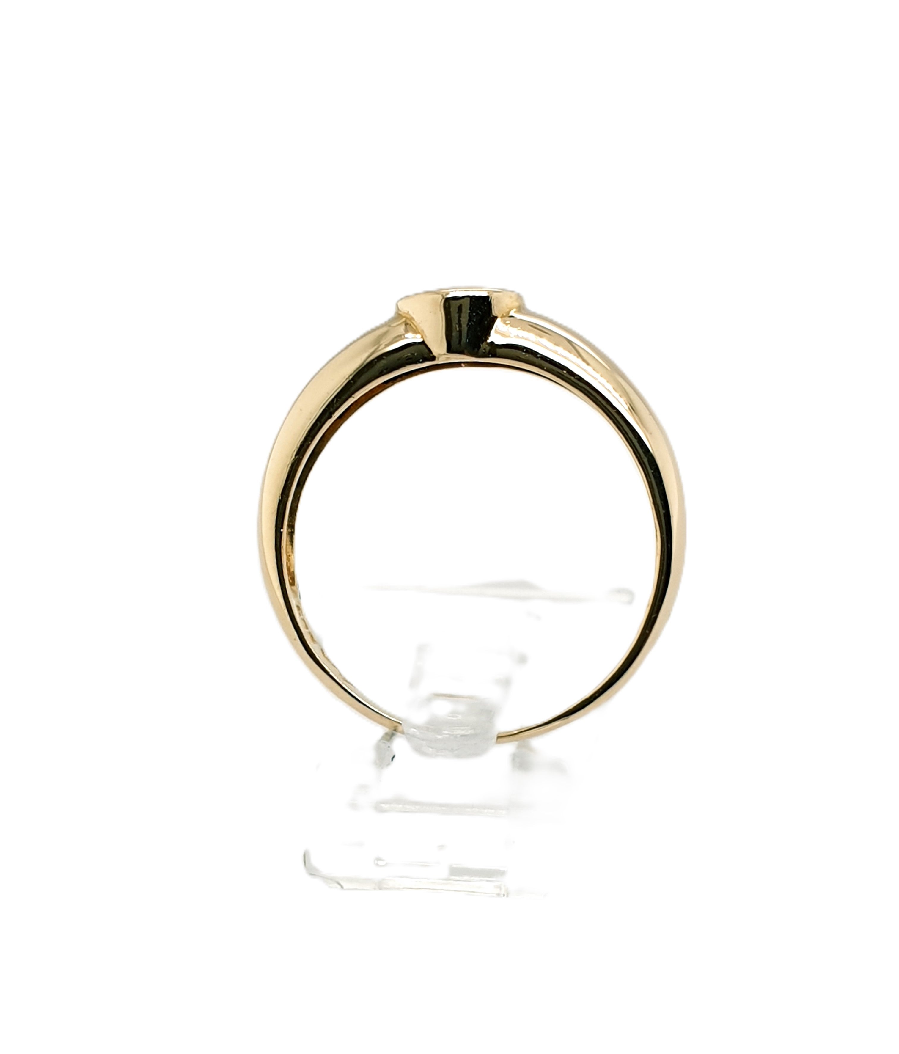 Gold Ring 585/14kt GR.53 mit Brillant 0,10ct