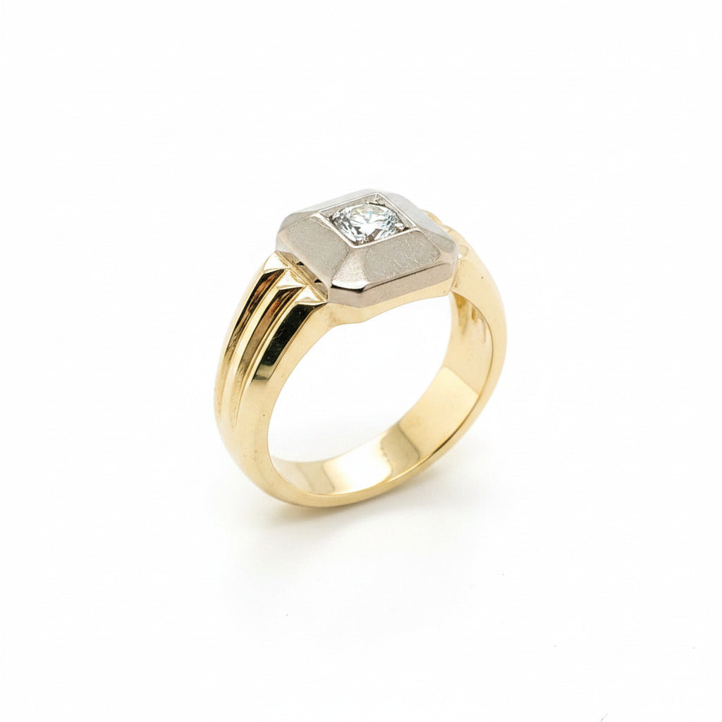 Brillant Gold Ring 585/14kt Gr.57 ca. 0,25ct