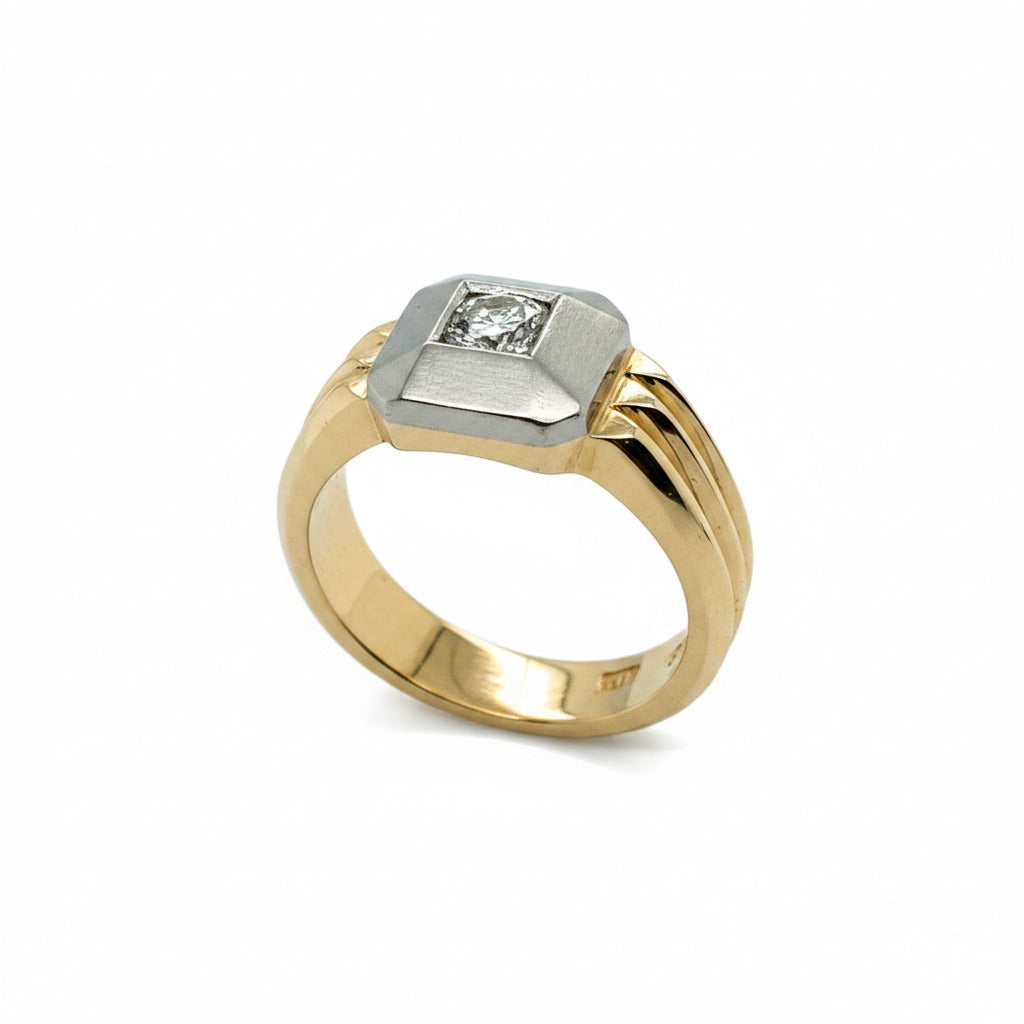 Brillant Gold Ring 585/14kt Gr.57 ca. 0,25ct