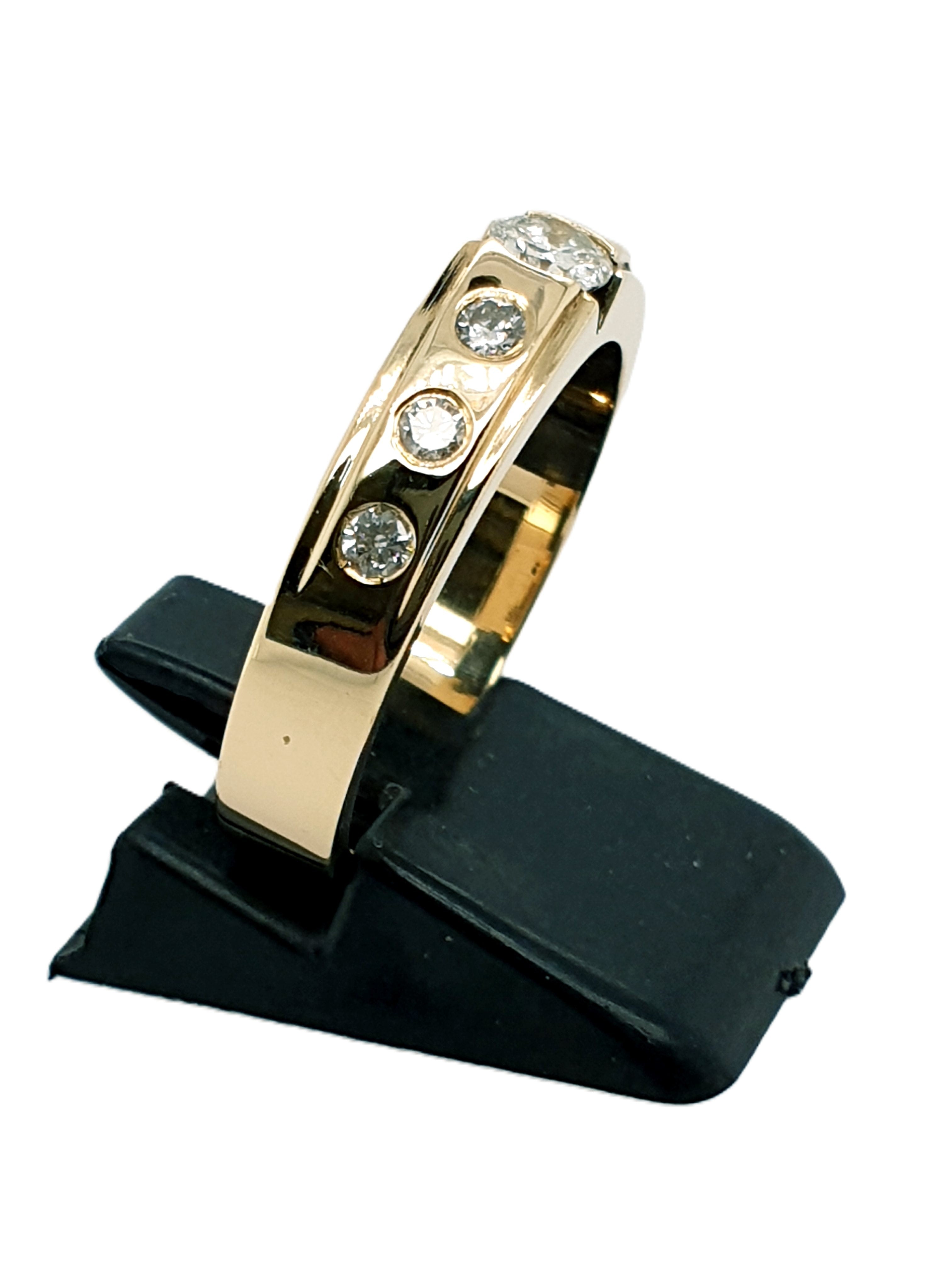 Brillant Ring 585/14kt Gold Gr.60