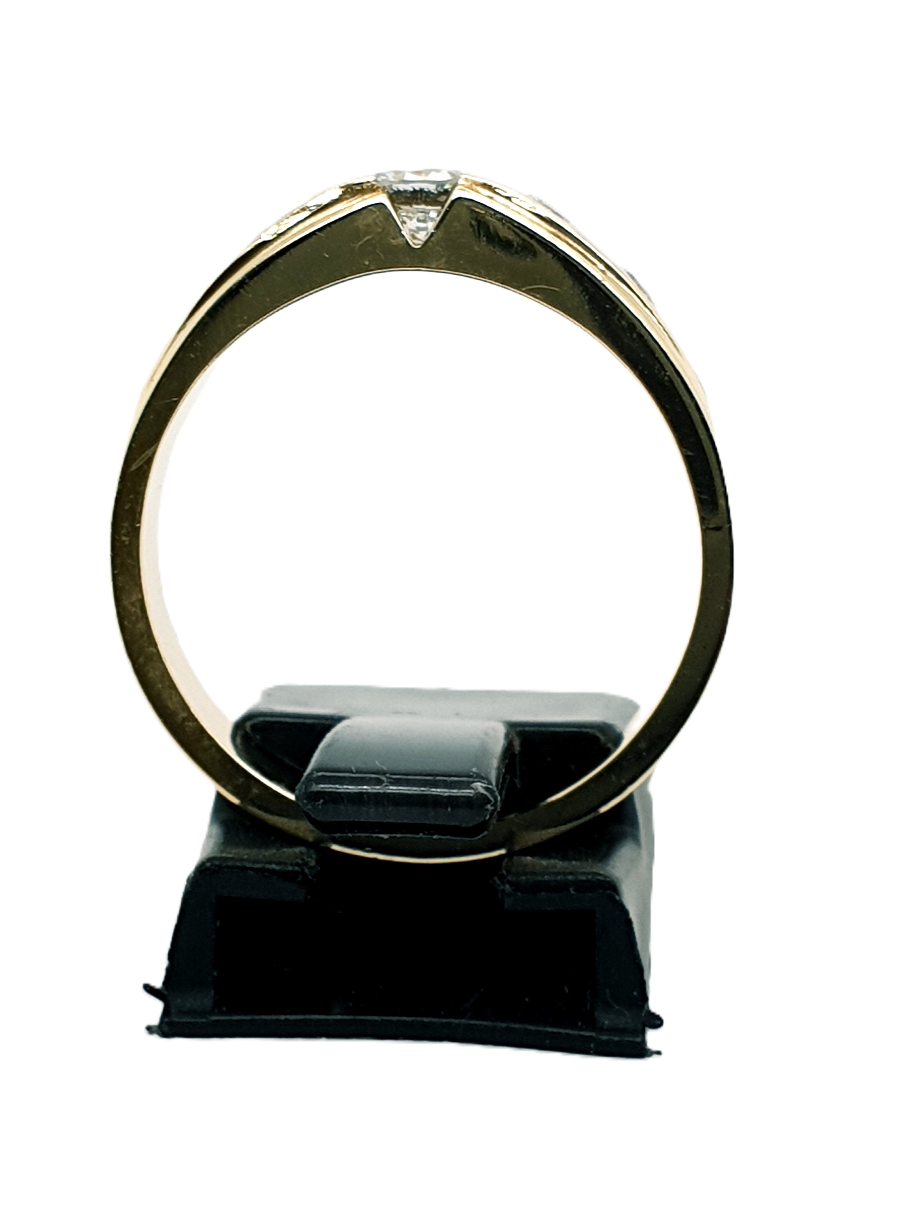 Brillant Ring 585/14kt Gold Gr.60