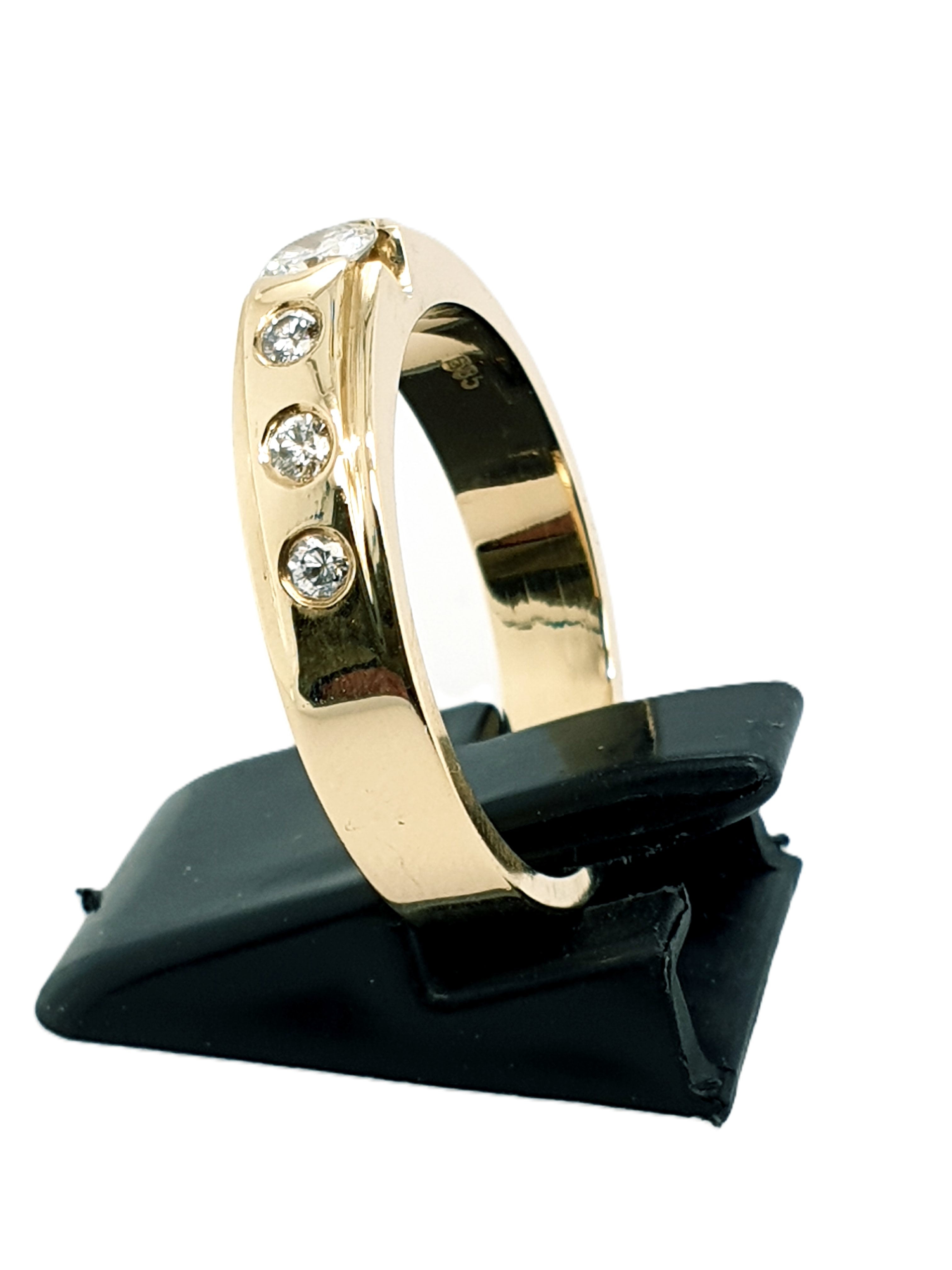 Brillant Ring 585/14kt Gold Gr.60