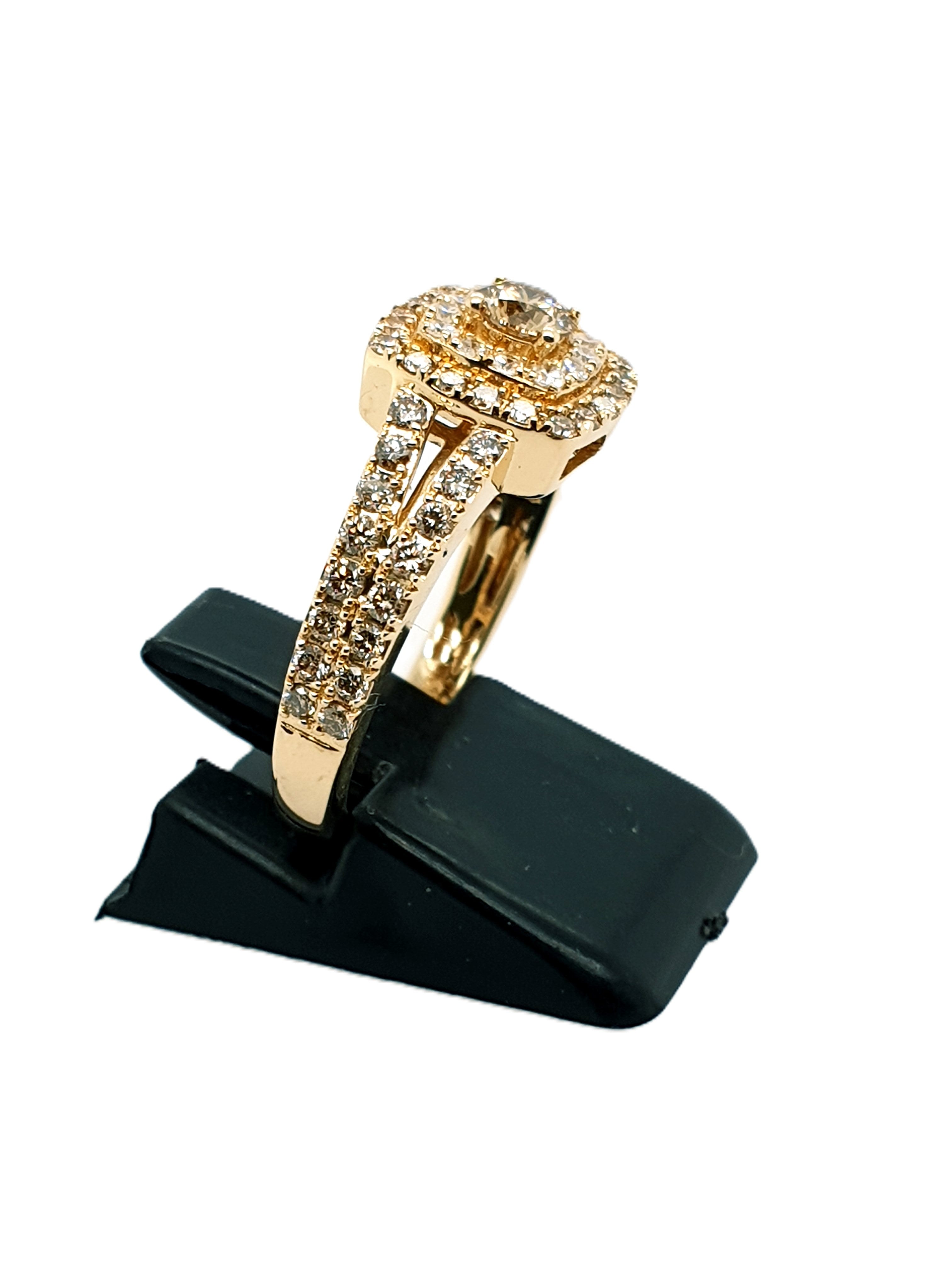 Brillant Gold Ring 585/14kt Gr.57