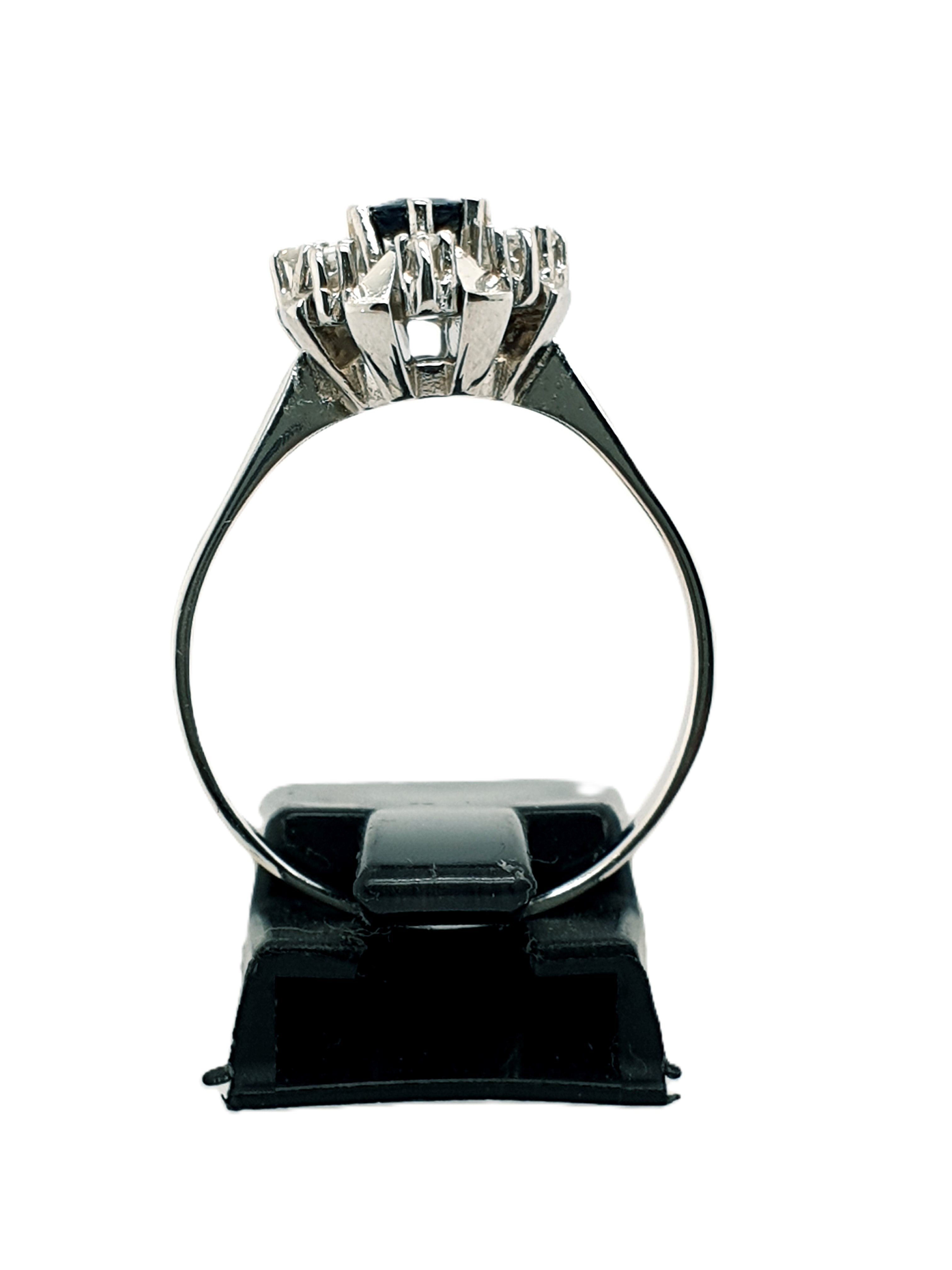 Weißgold Brillant Ring 585/14kt Gr.62