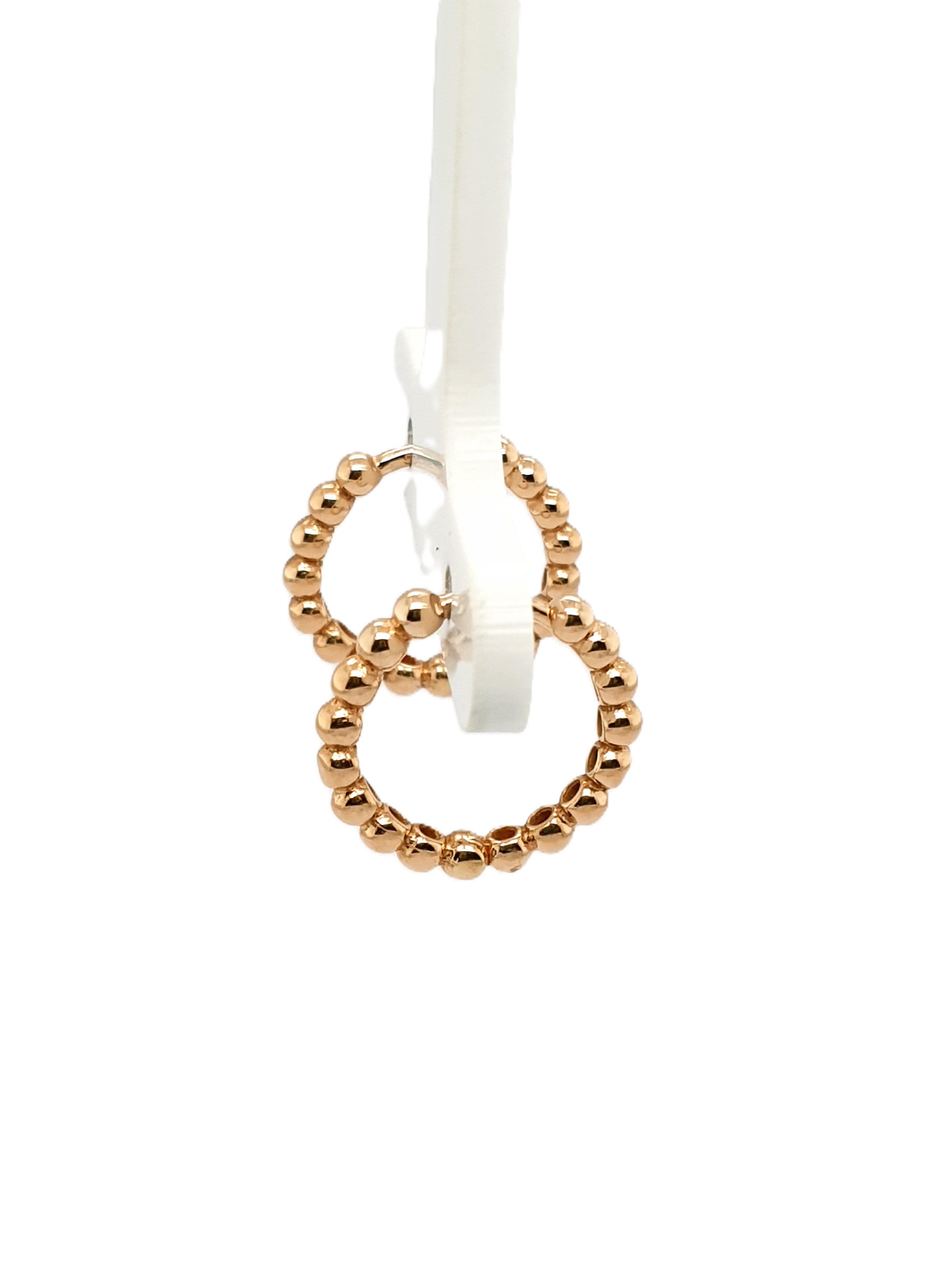 Rotgold Creolen 585/14kt