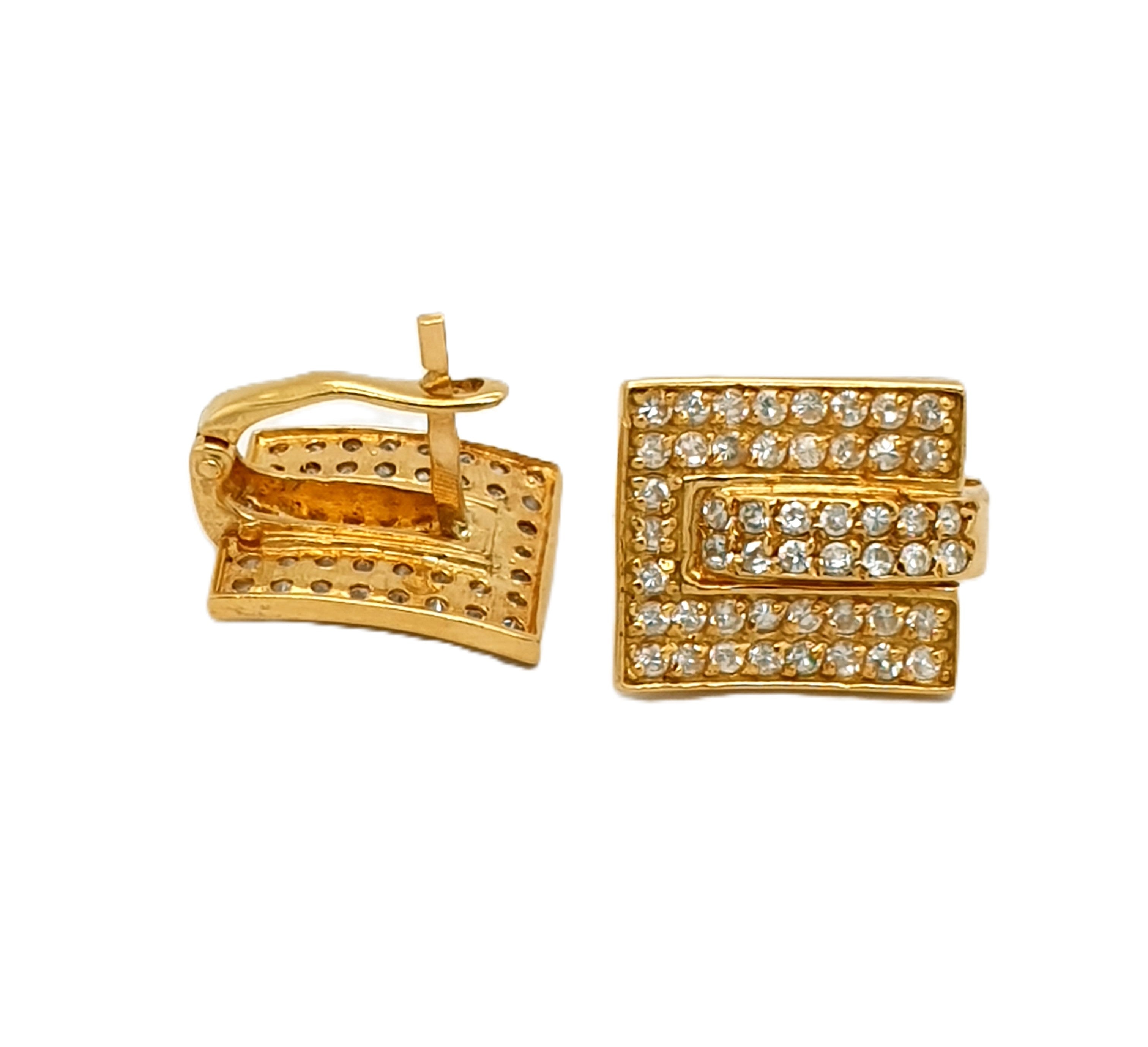 Gold Ohrringe 750/18kt