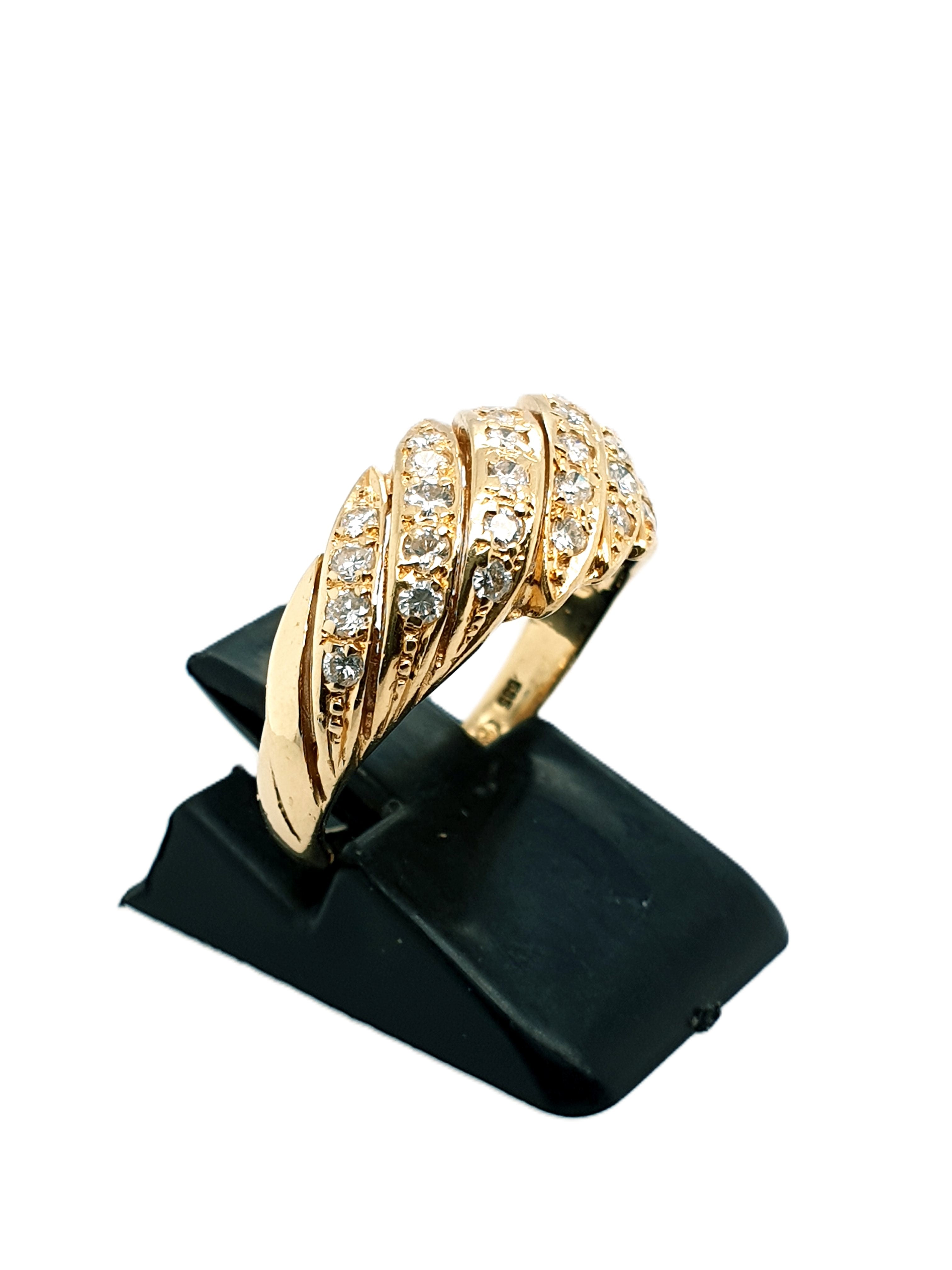 Brillant Gold Ring 585/14kt Gr.52