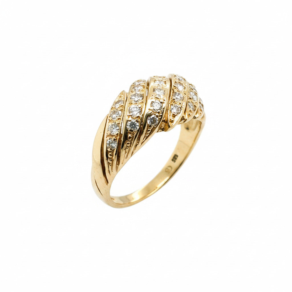 Brillant Gold Ring 585/14kt Gr.52