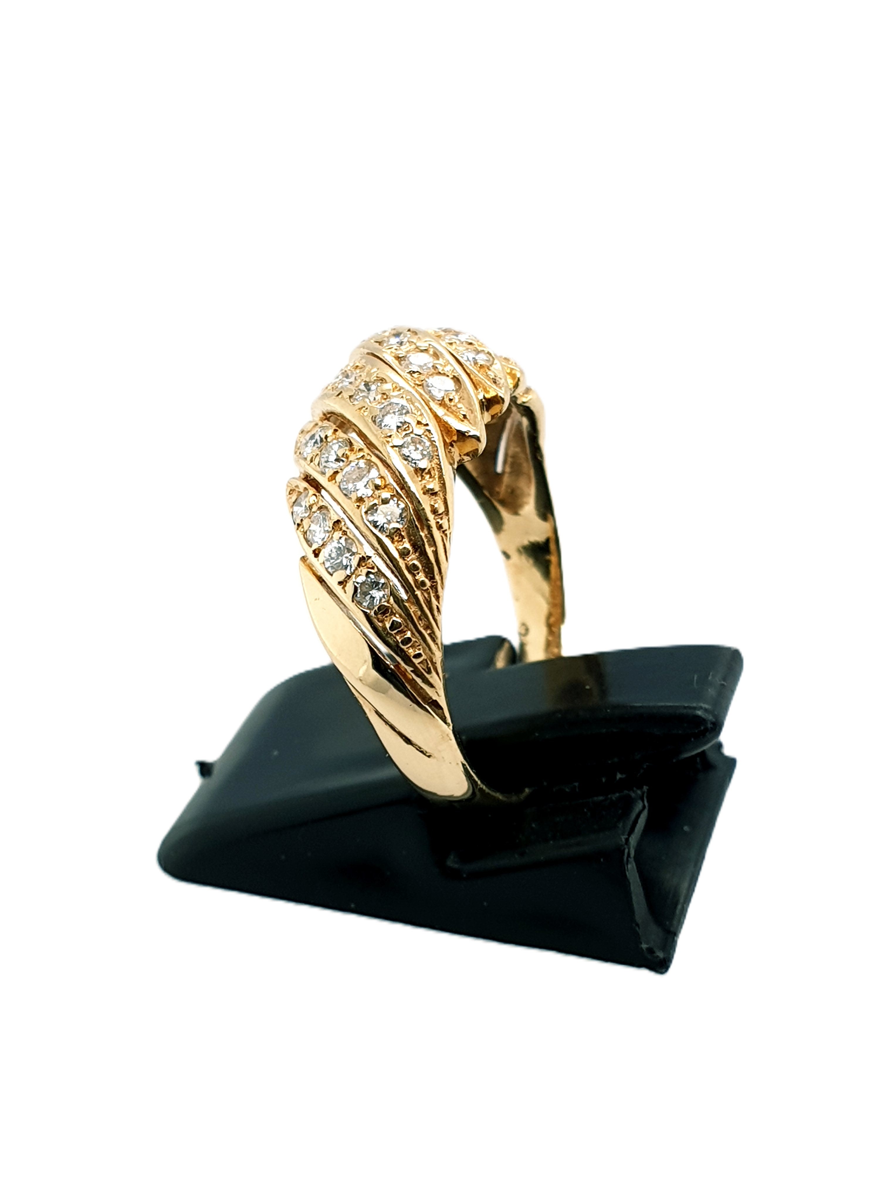 Brillant Gold Ring 585/14kt Gr.52