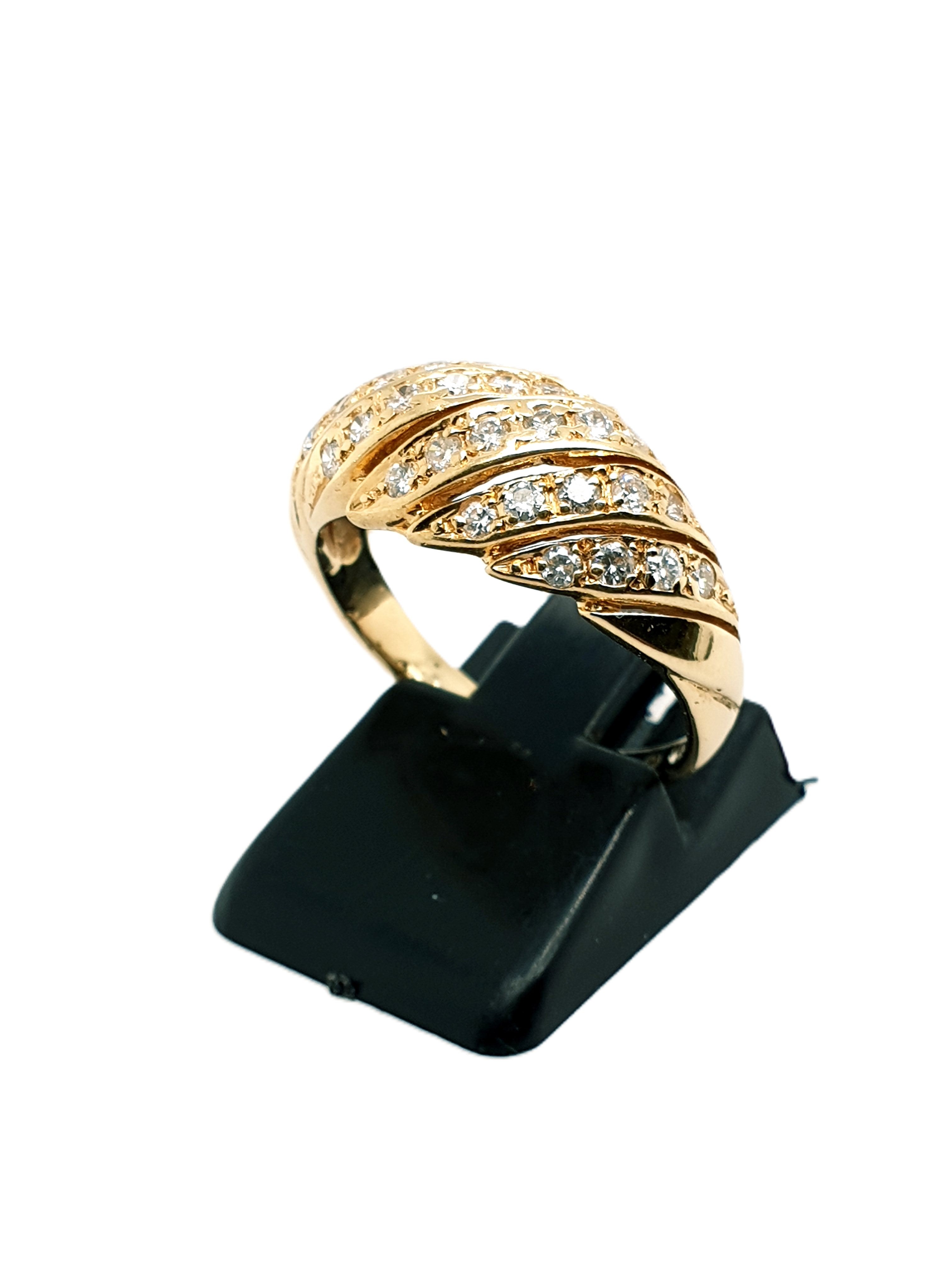 Brillant Gold Ring 585/14kt Gr.52