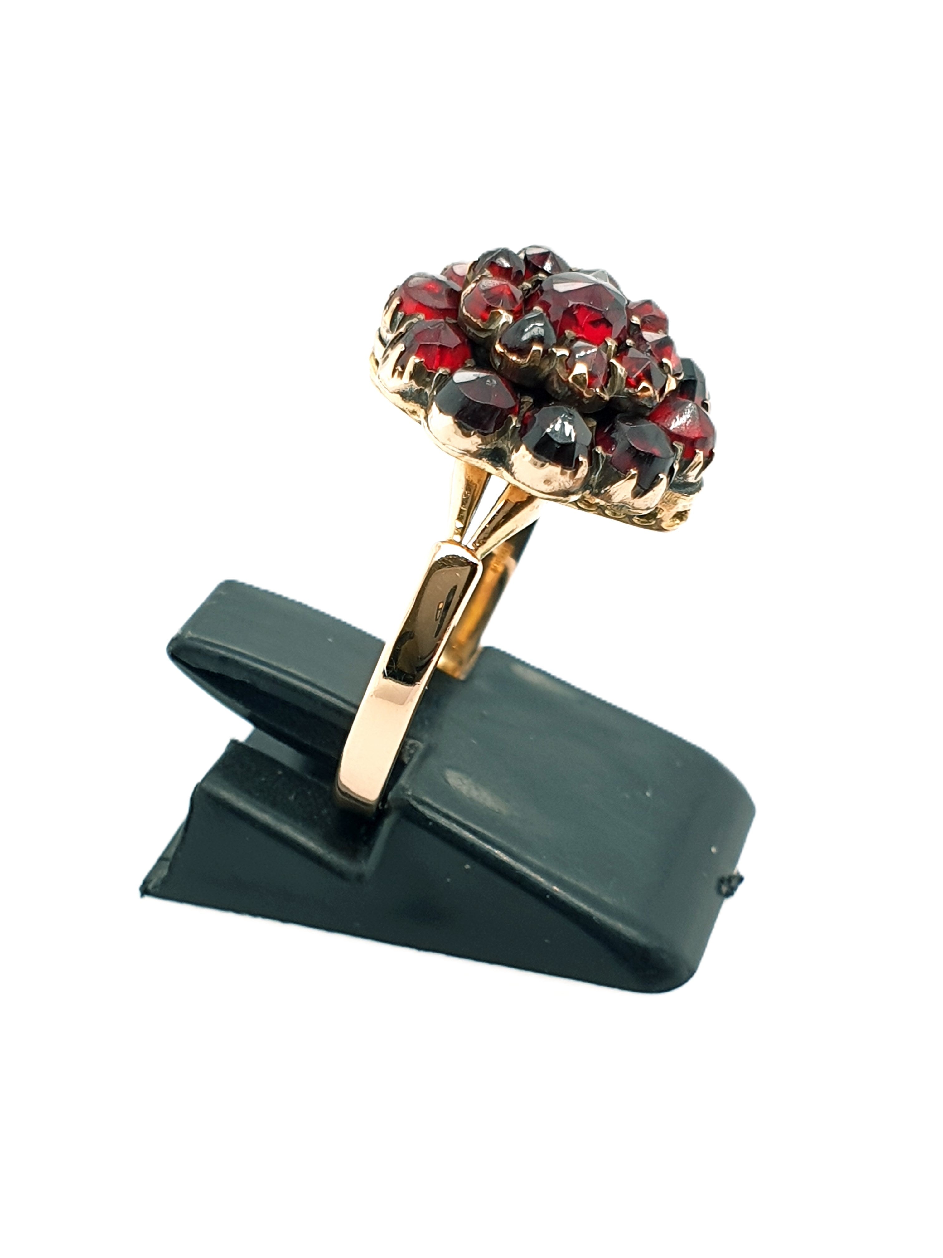 Granat Gold Ring 585/14kt Gr.53