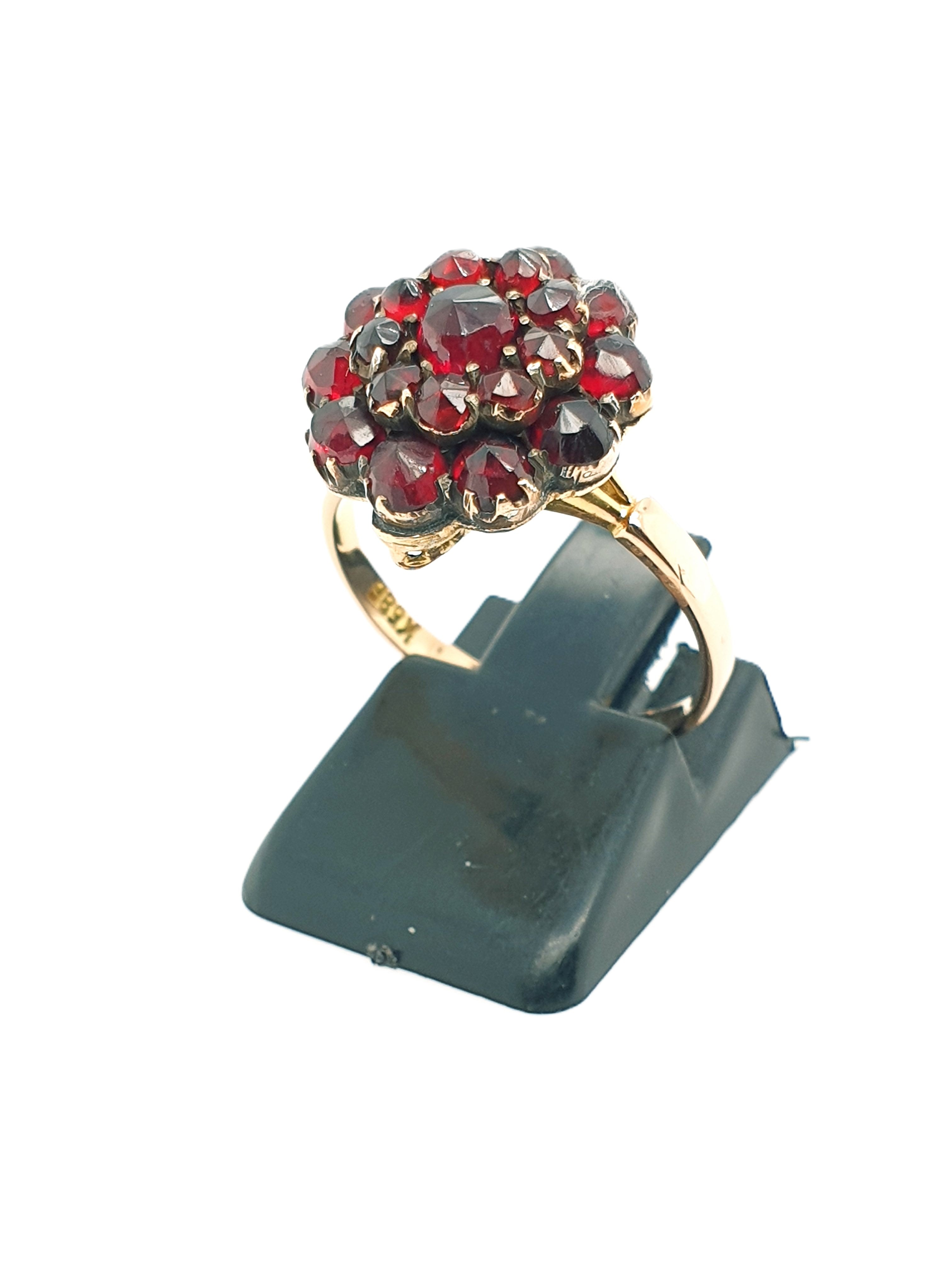 Granat Gold Ring 585/14kt Gr.53