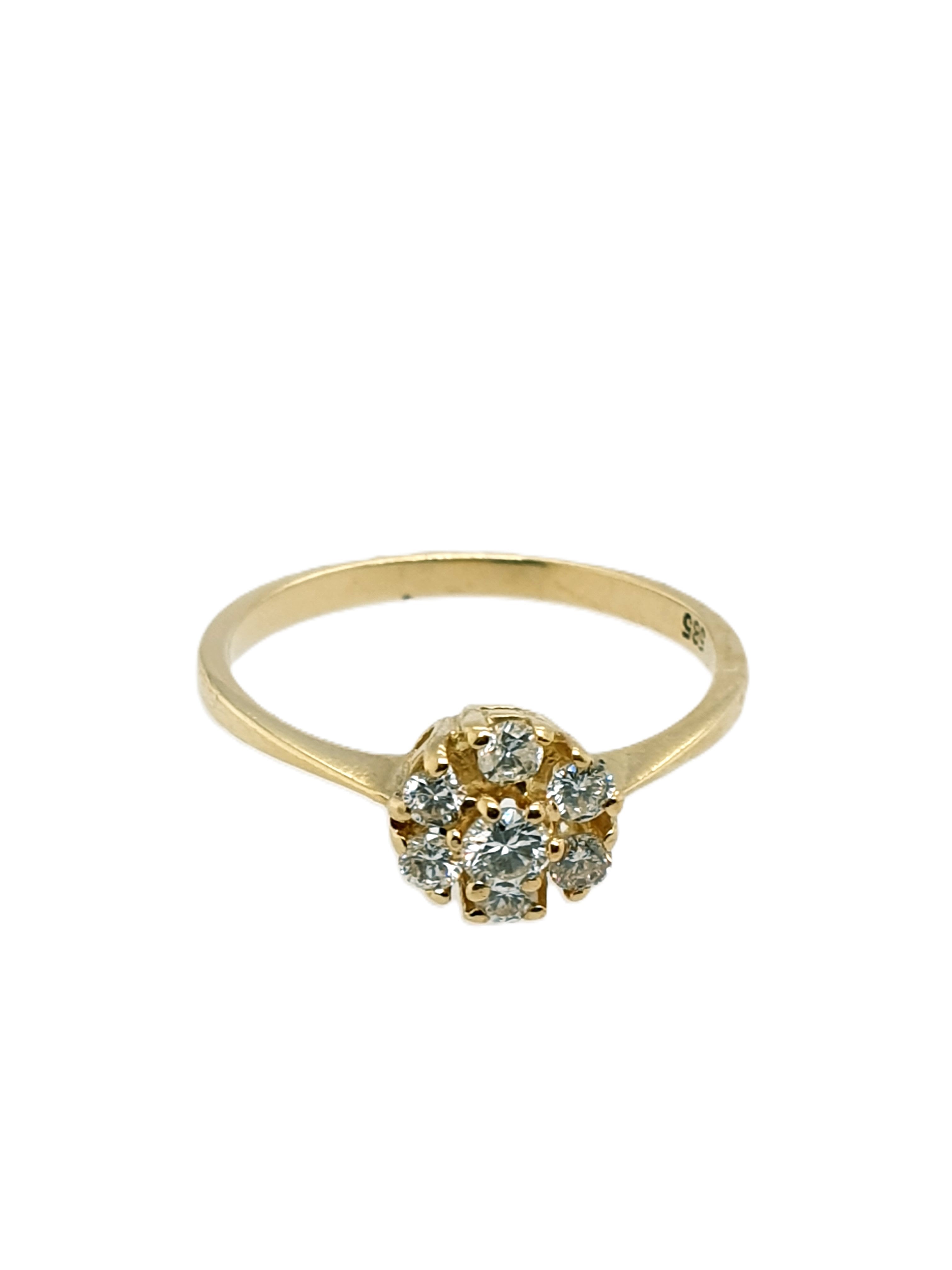 Brillant Gold Ring 585/14kt Gr.53