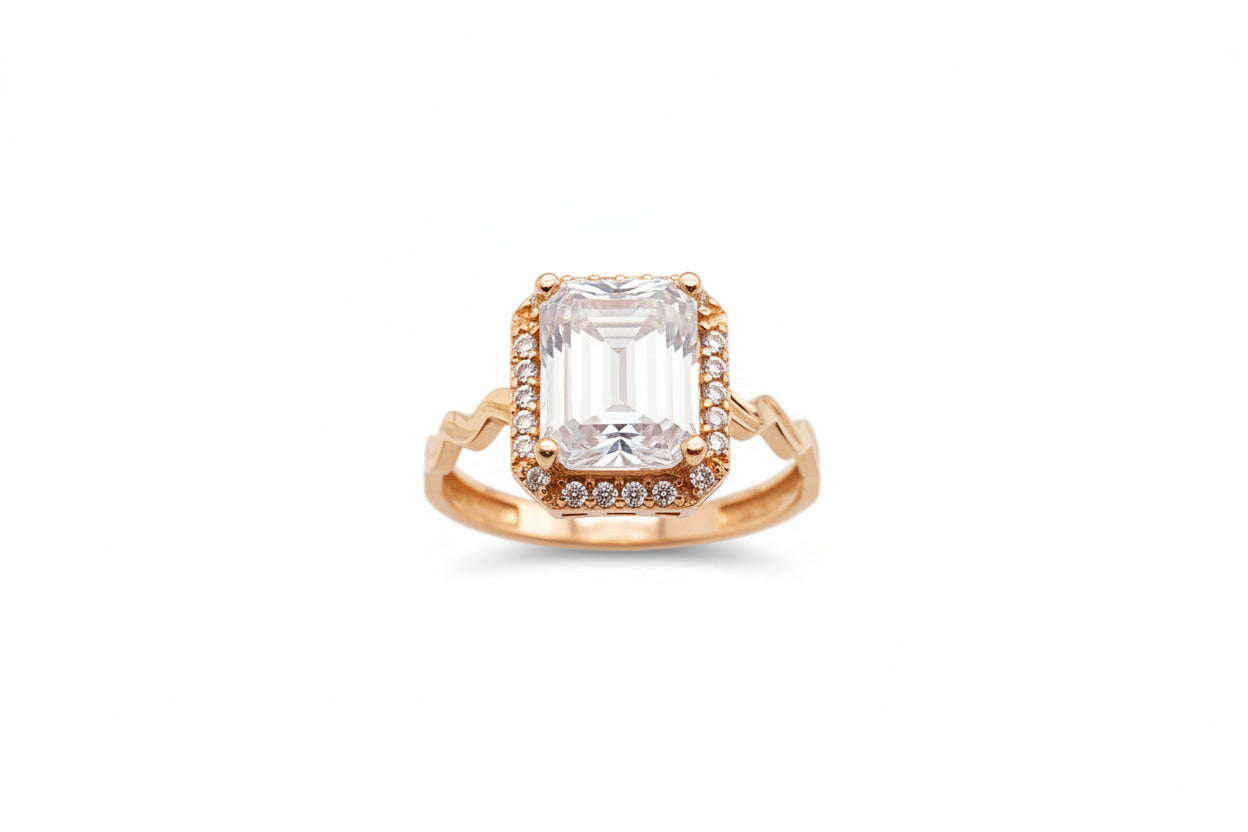 Gold Ring 585/14kt Gr.55