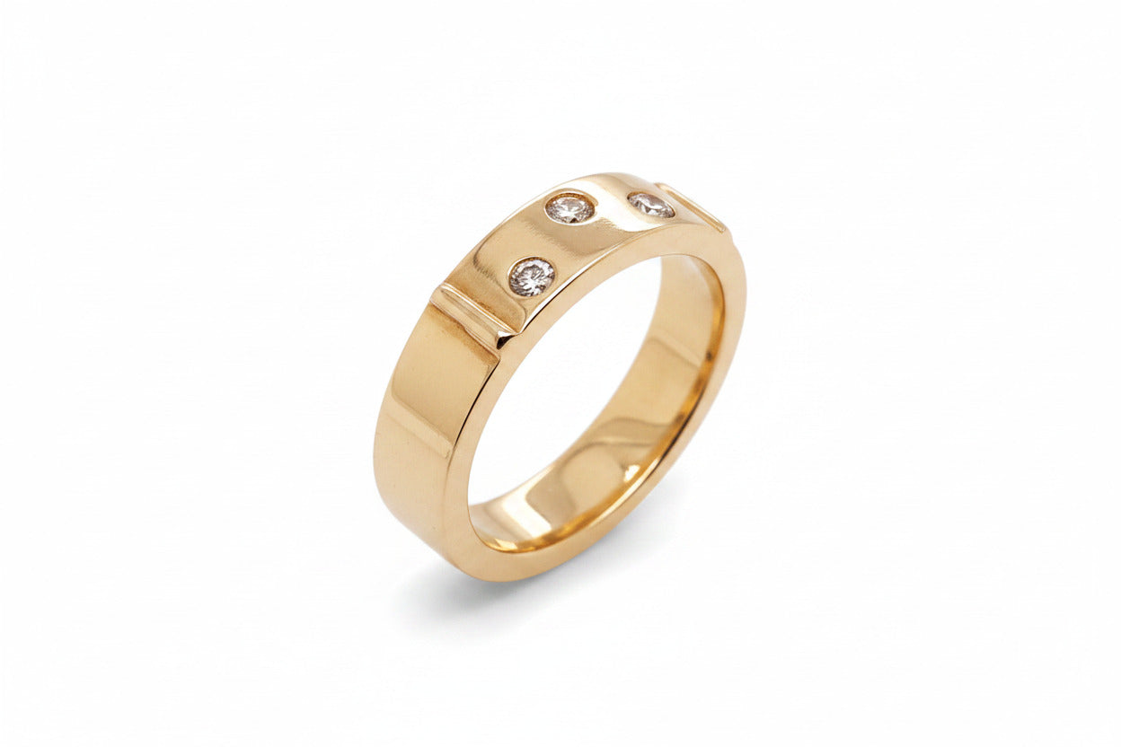 Brillant Ring 585/14kt Gold Gr.54